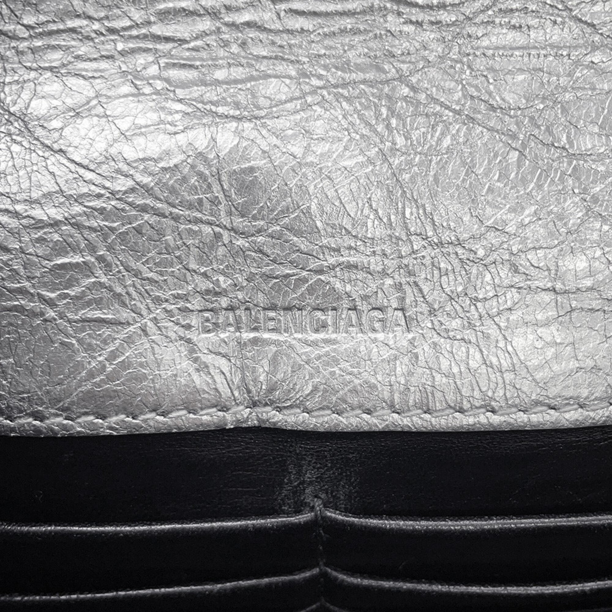 Balenciaga Silver Leather Shoulder Bag (Pre-Owned)