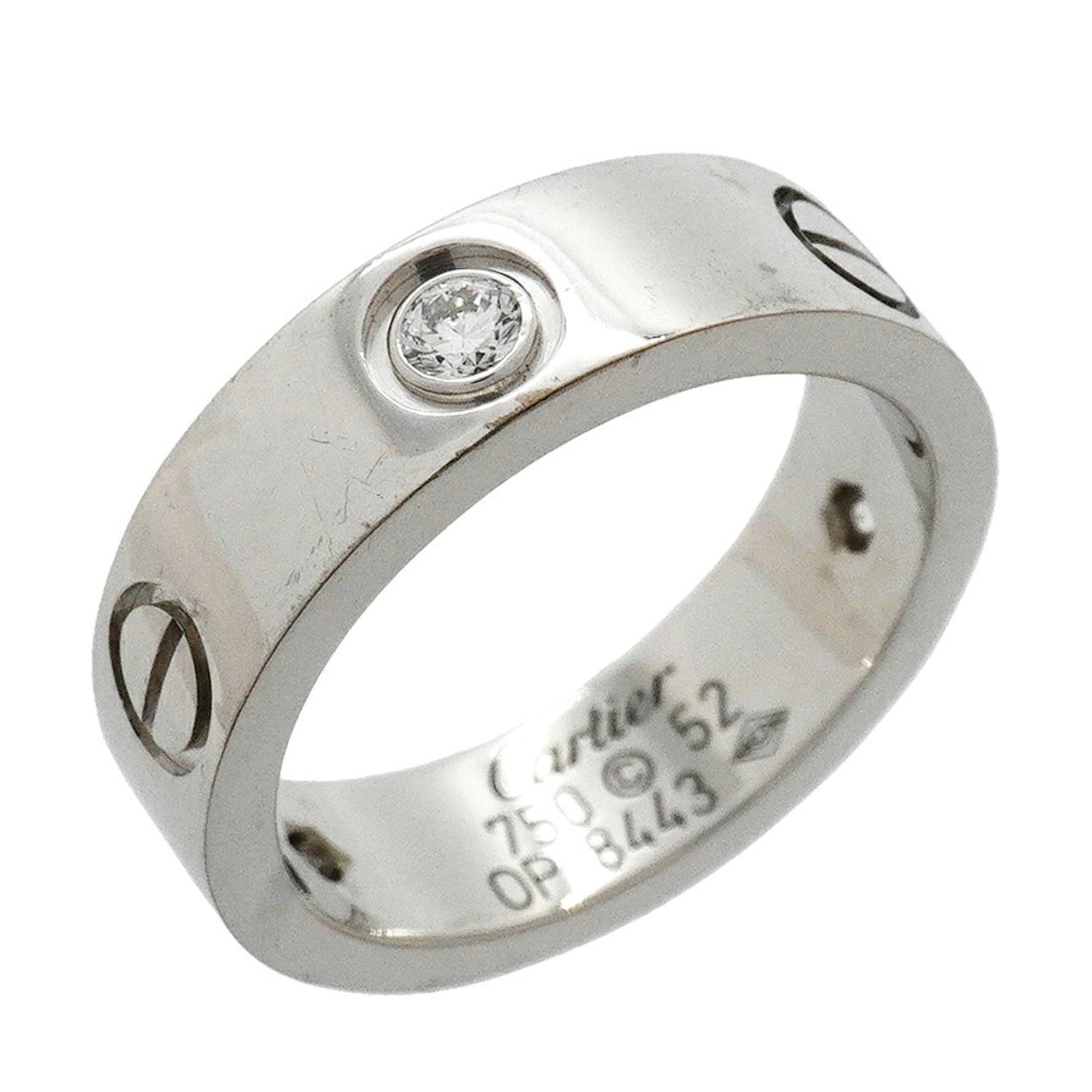 Cartier White Gold (18K) Band Ring (Pre-Owned)