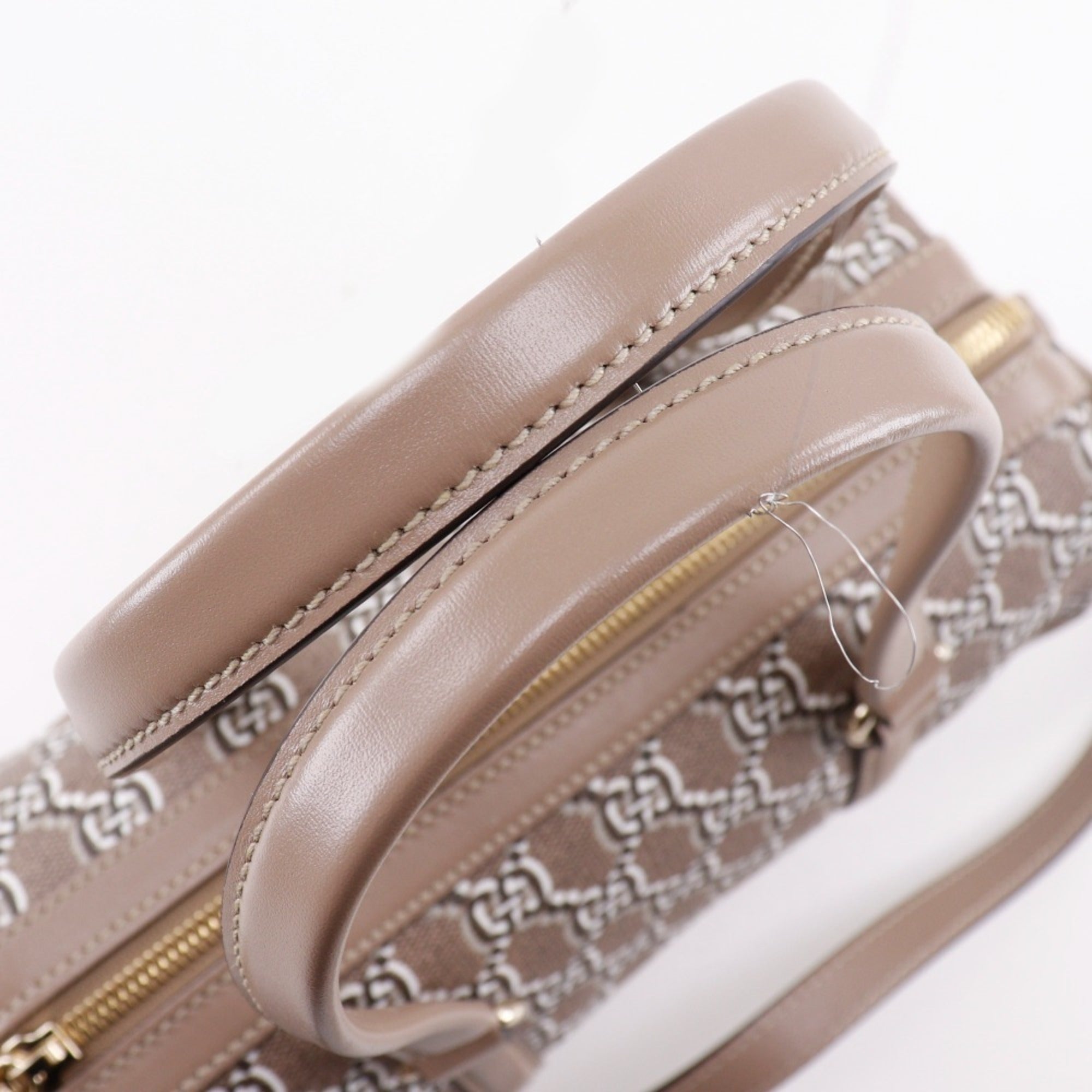 Gucci Brown Pvc Leather Handbag (Pre-Owned)