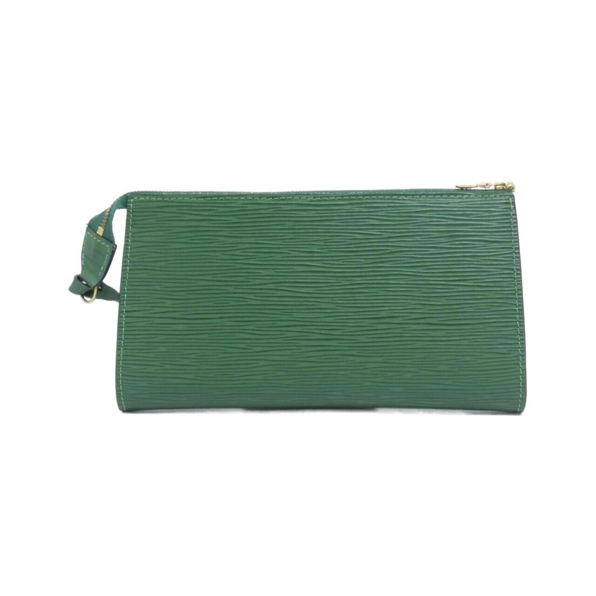 Louis Vuitton Epi Green Leather Pochette (Pre-Owned)