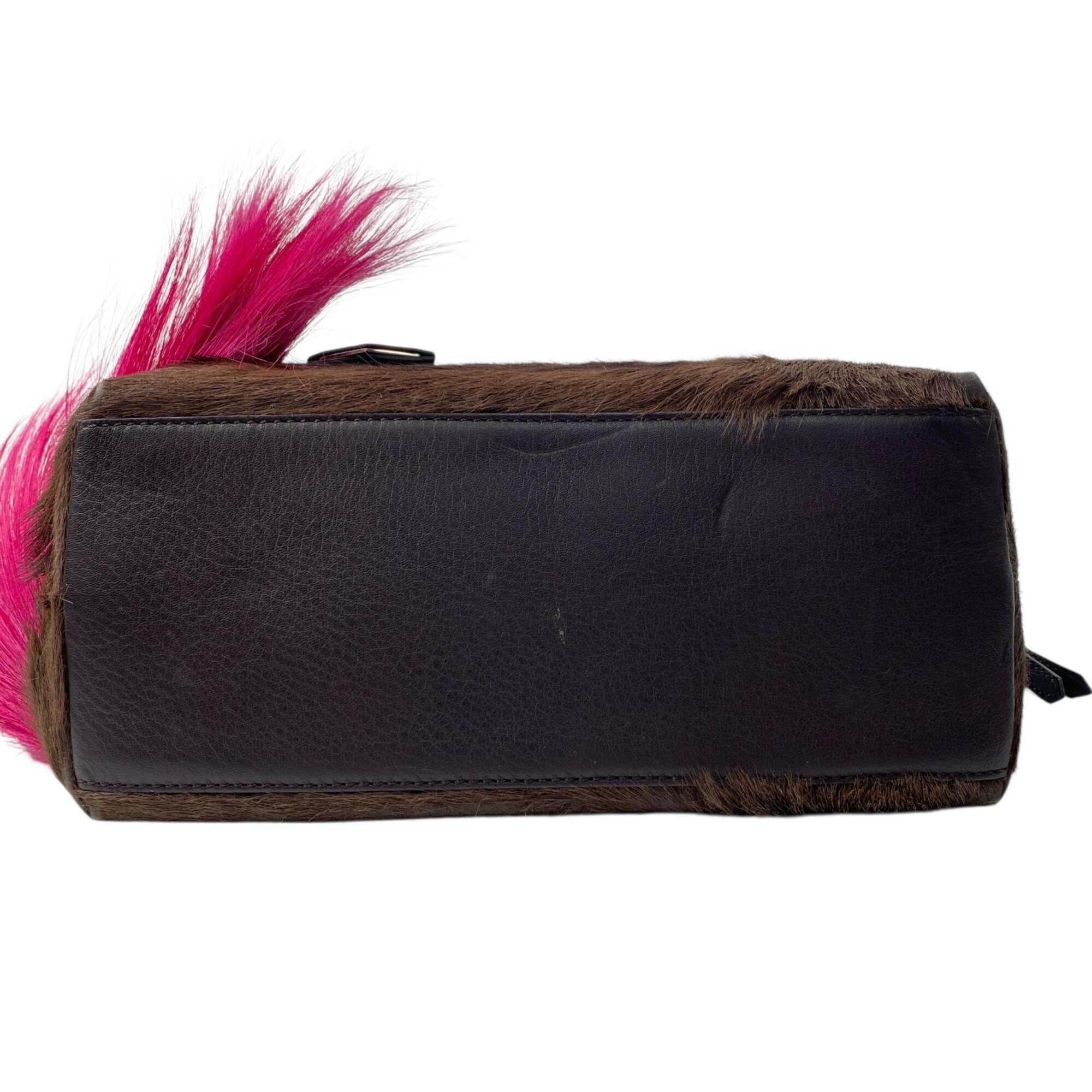 Fendi Brown Fur Shoulder Bag (Pre-Owned)