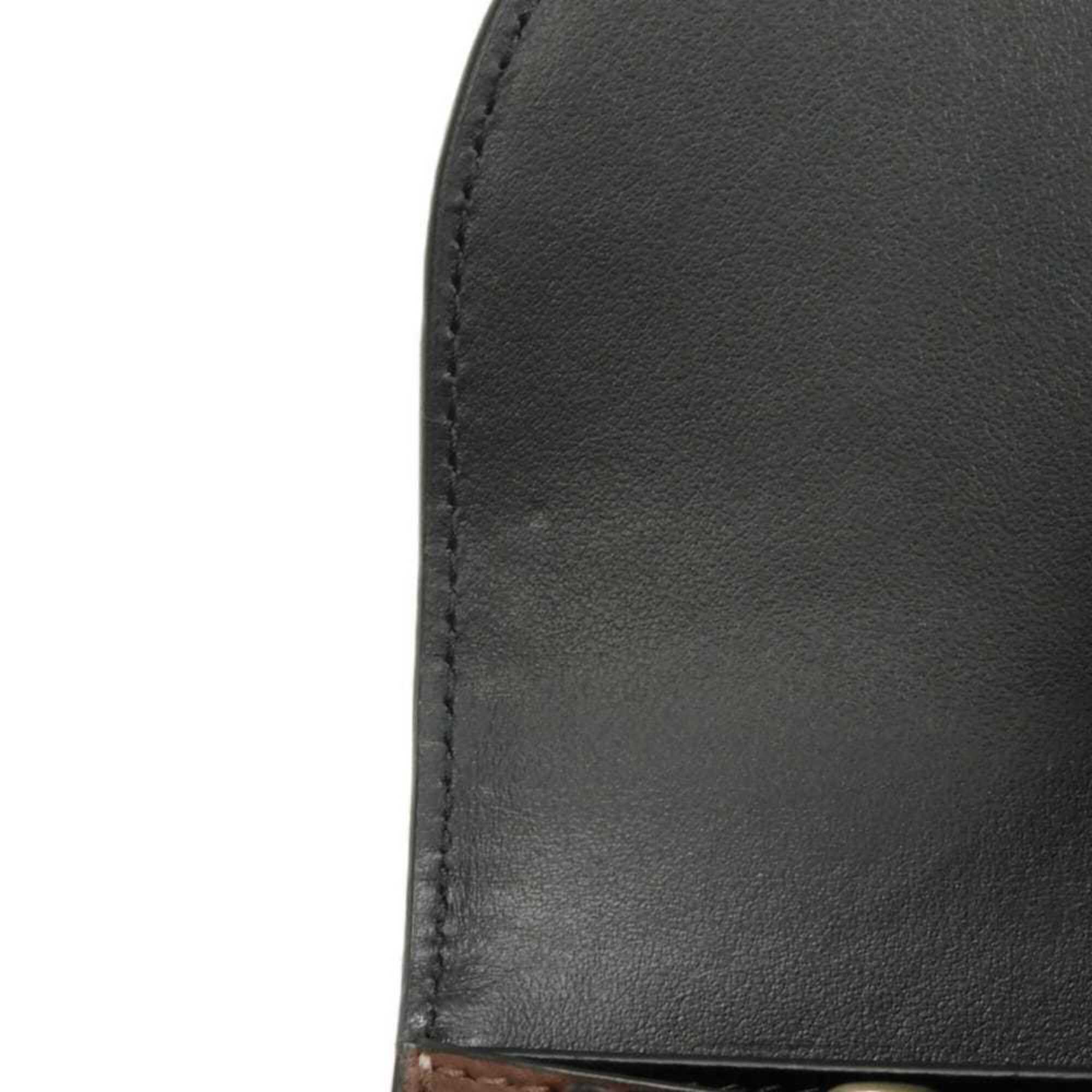 Burberry Brown Pvc Leather Long Wallet (Bi-Fold) (Pre-Owned)