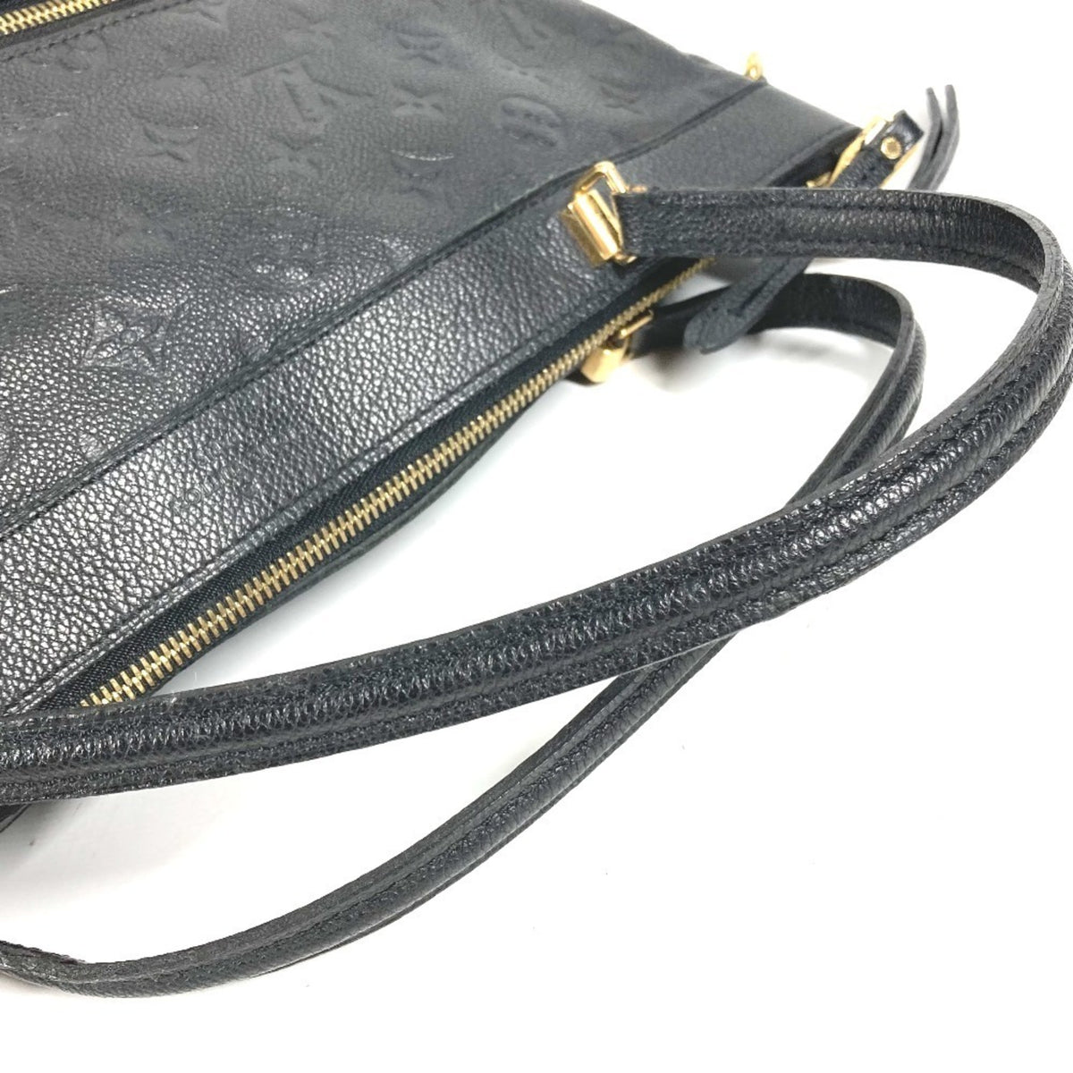 Louis Vuitton Black Noir Monogram Empreinte Handbag Shoulder Bag Tote Bag (Pre-Owned)
