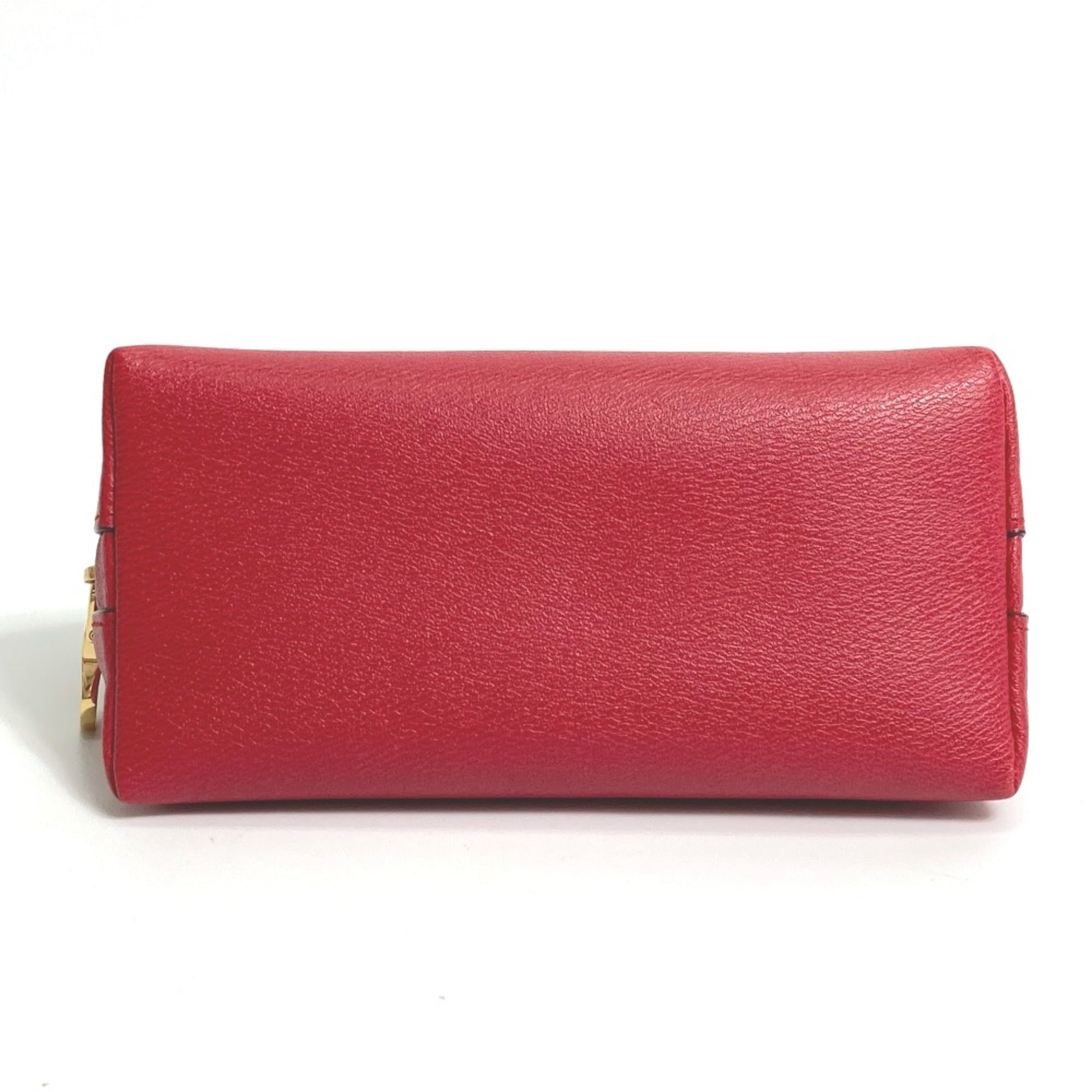 Loewe Red Leather Pouch (Pre-Owned)