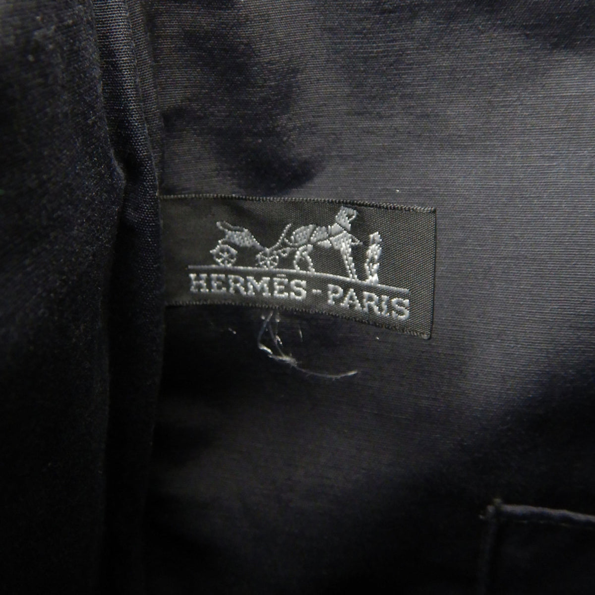 Hermes Gray Nylon Tote Bag (Pre-Owned)