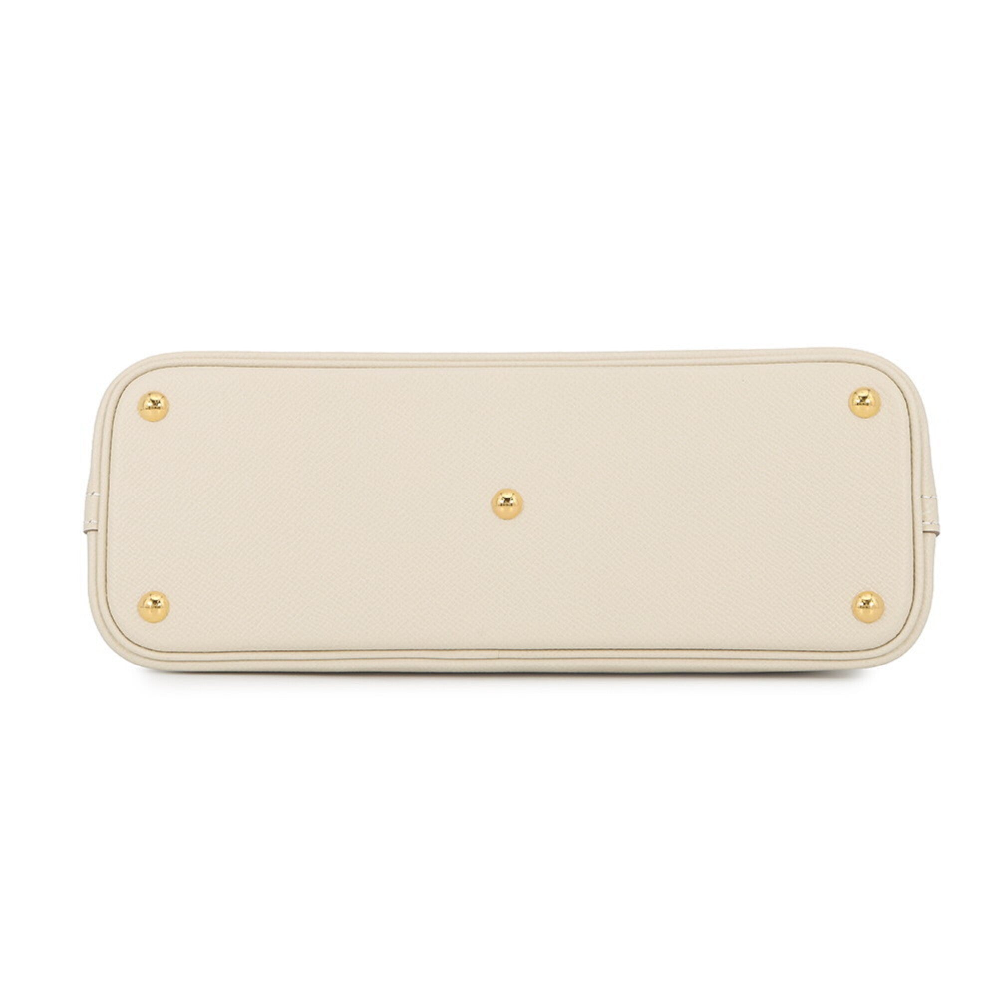 Hermes Cream Ivory Epsom Leather Handbag Shoulder Bag (Pre-Owned)