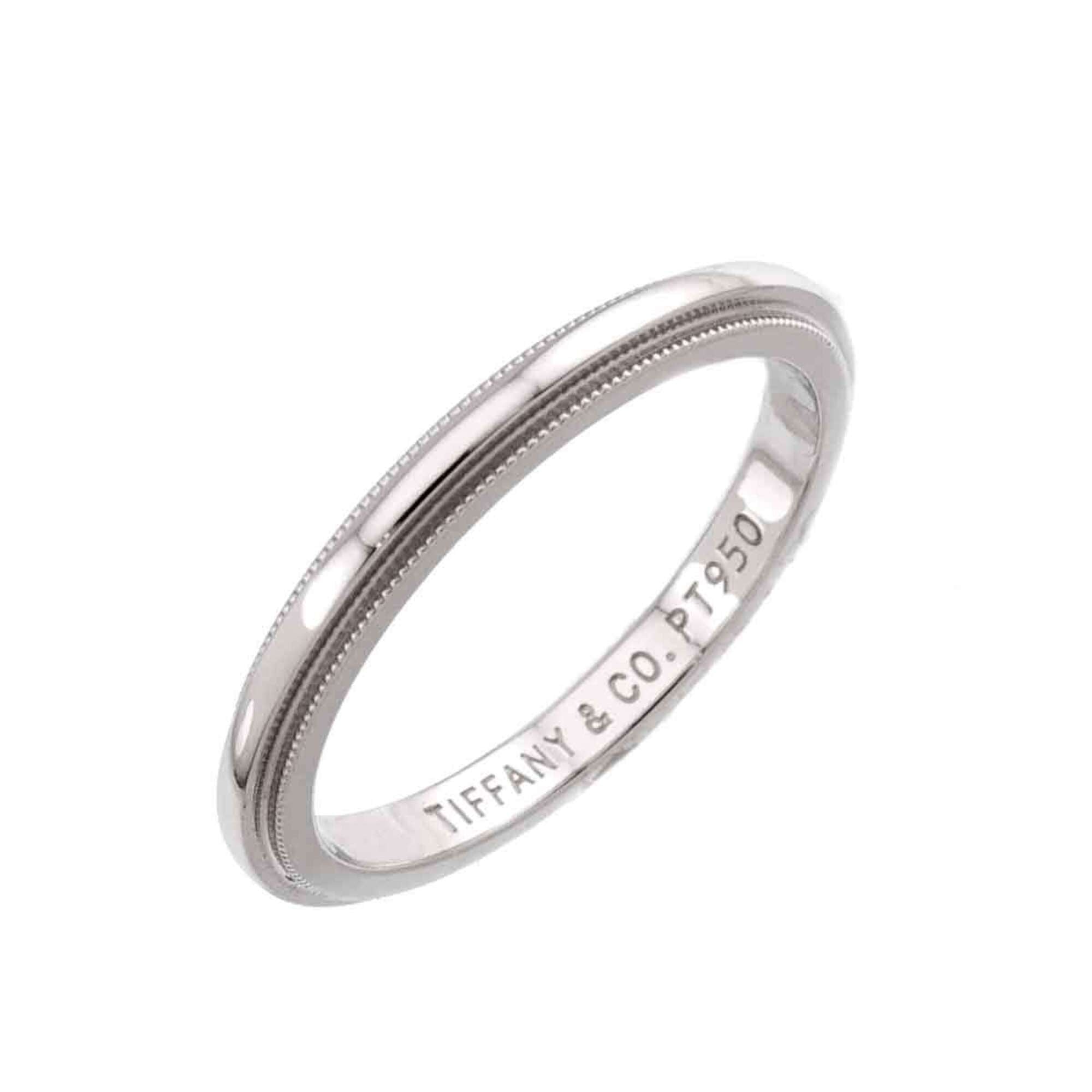 Tiffany Platinum 950 Band Ring (Pre-Owned)