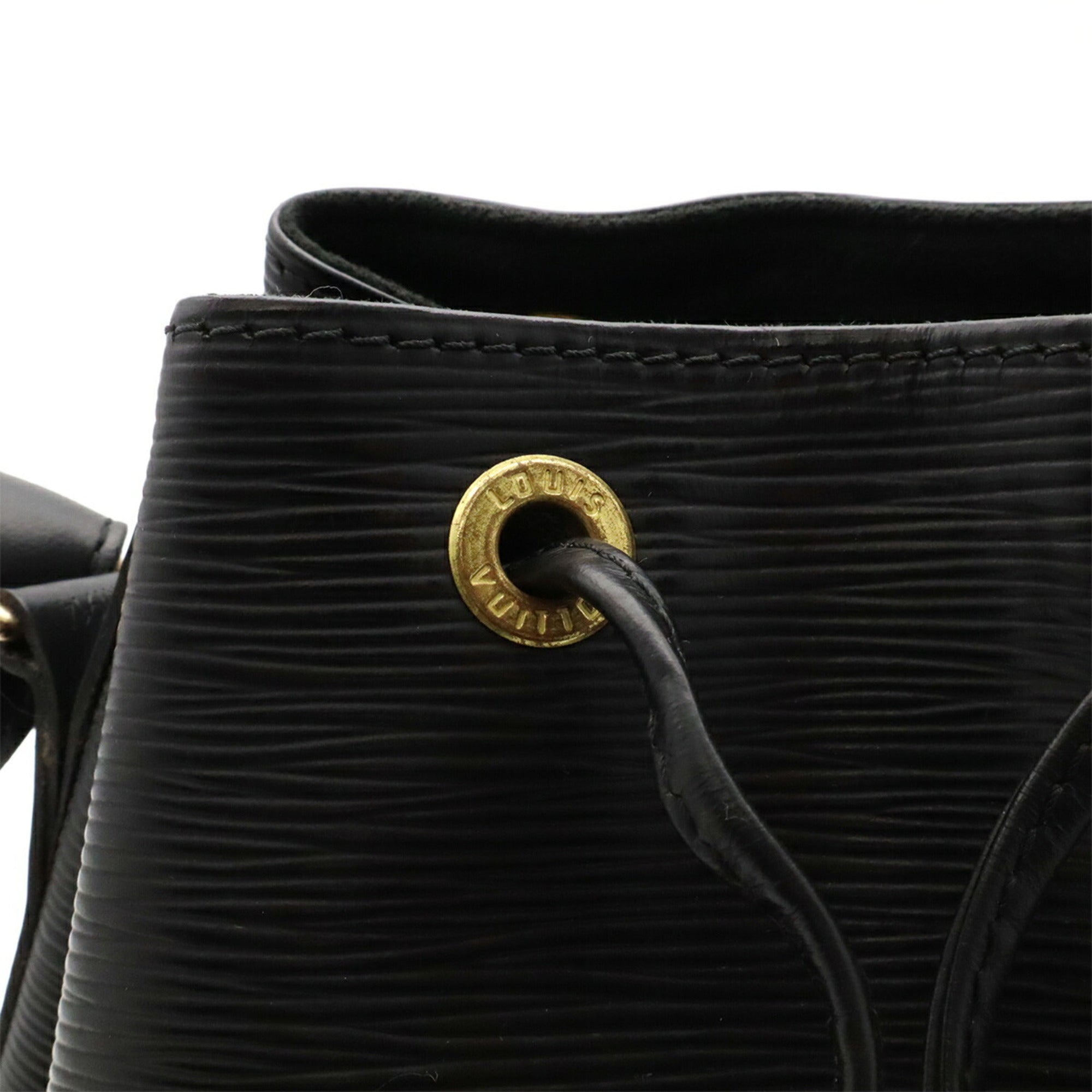 Louis Vuitton Epi Black Noir Epi Leather Shoulder Bag (Pre-Owned)
