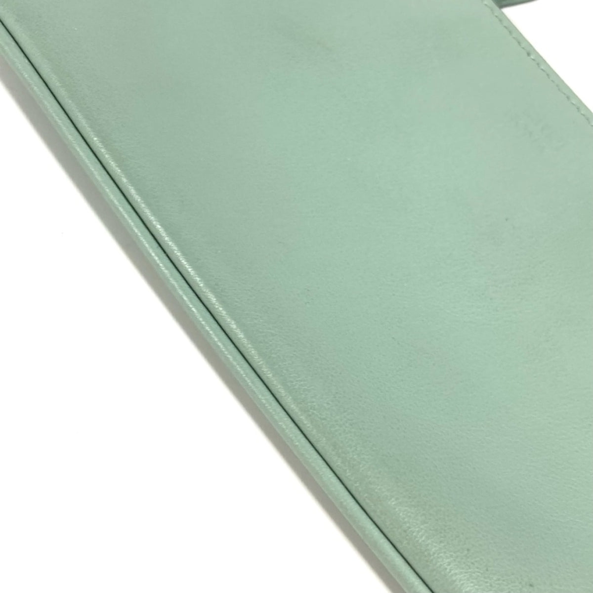 Fendi Green Leather Pouch (Pre-Owned)