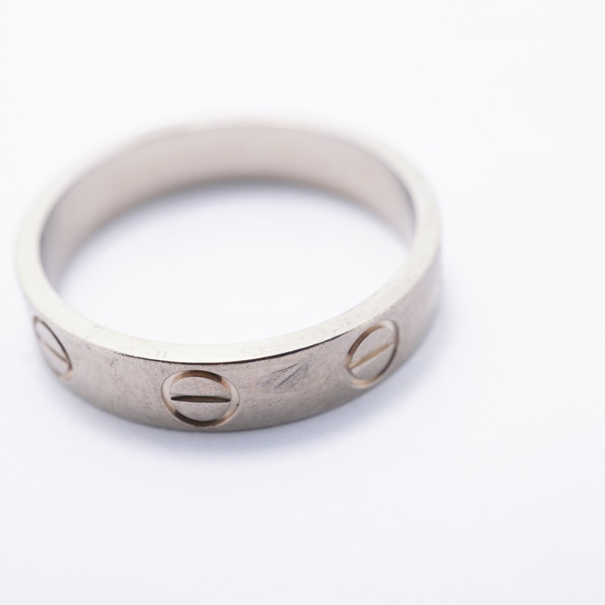 Cartier White Gold (18K) Band Ring (Pre-Owned)
