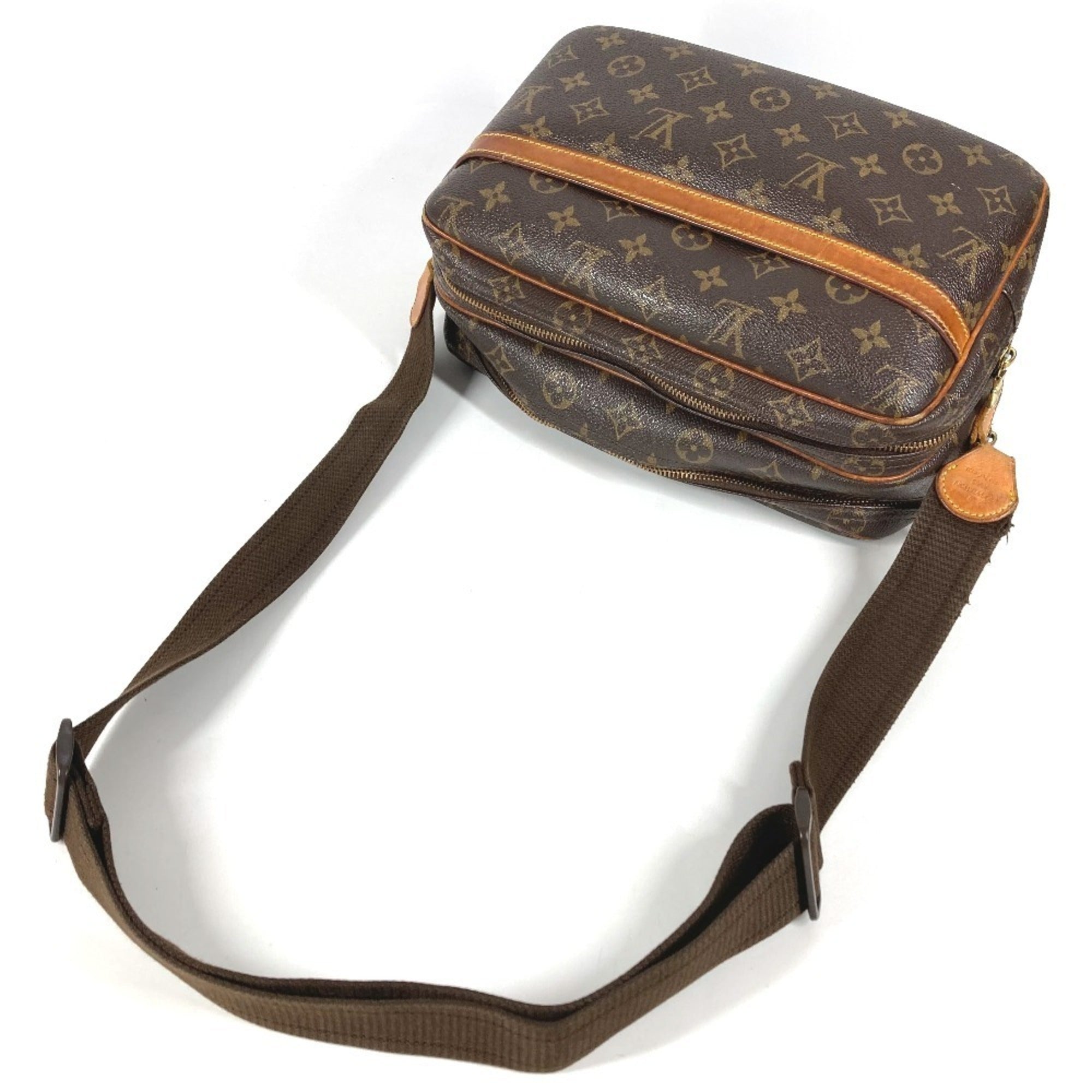 Louis Vuitton Brown Monogram Canvas Shoulder Bag (Pre-Owned)