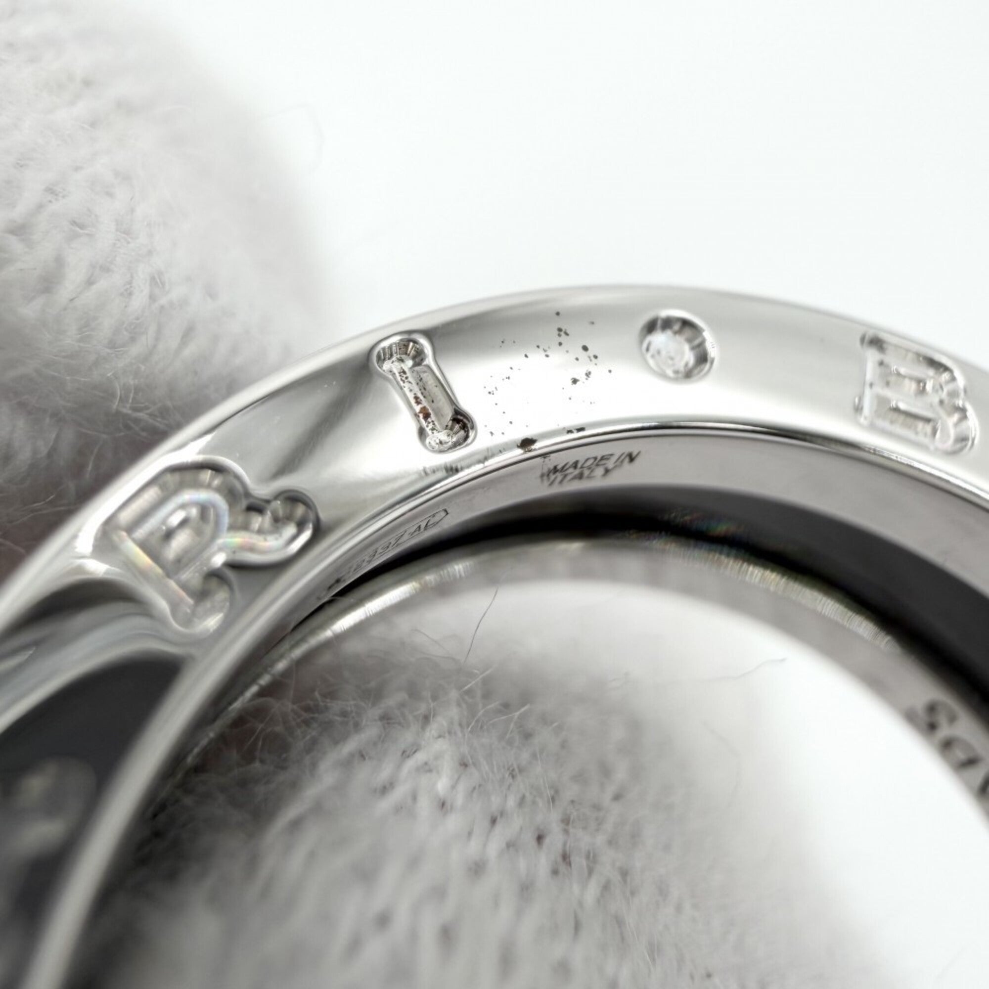 Bvlgari B.Zero1 Black Ceramic Band Ring (Pre-Owned)