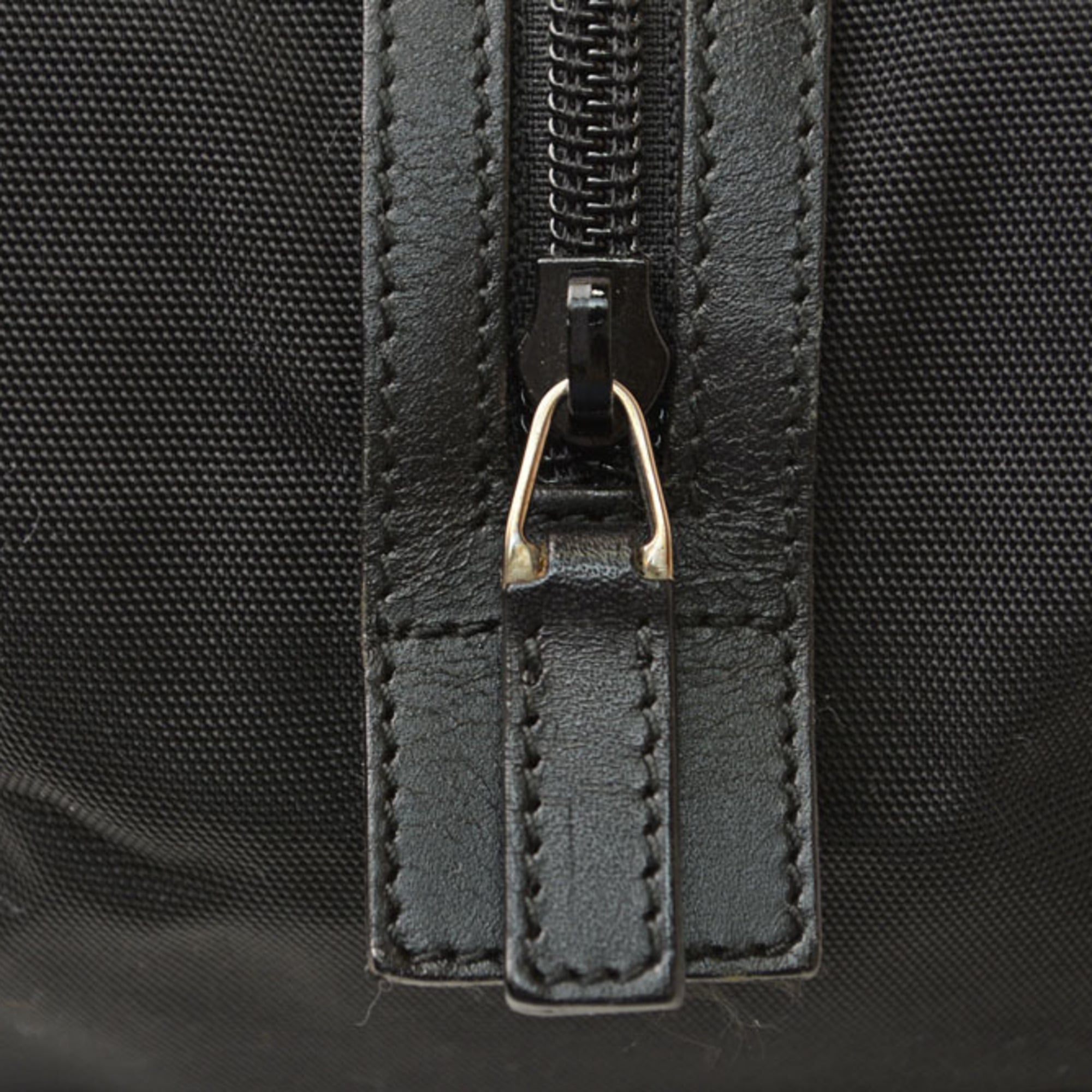 Gucci Black Nylon Canvas Clutch Bag Pouch (Pre-Owned)