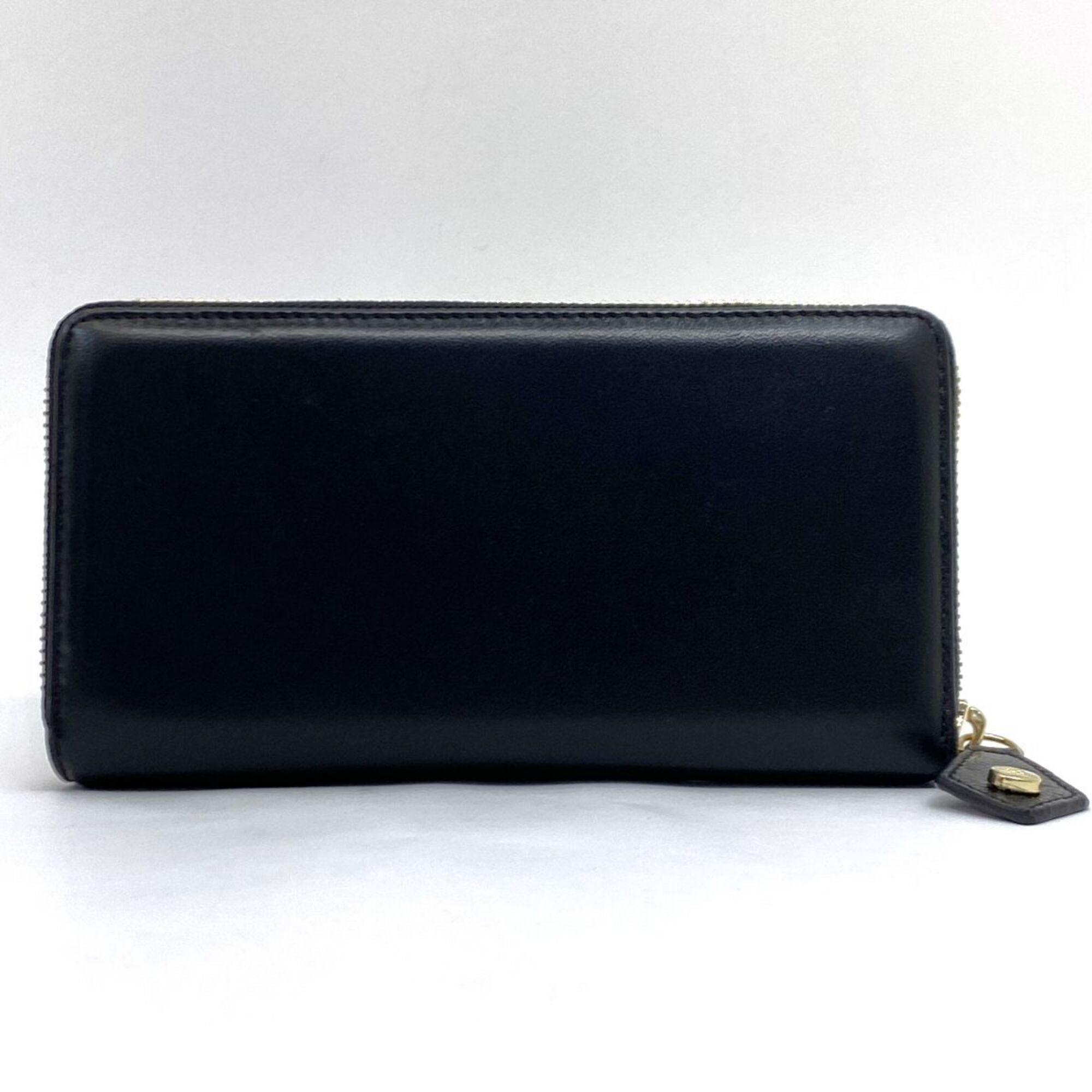 Vivienne Westwood Black Long Wallet (Bi-Fold) (Pre-Owned)