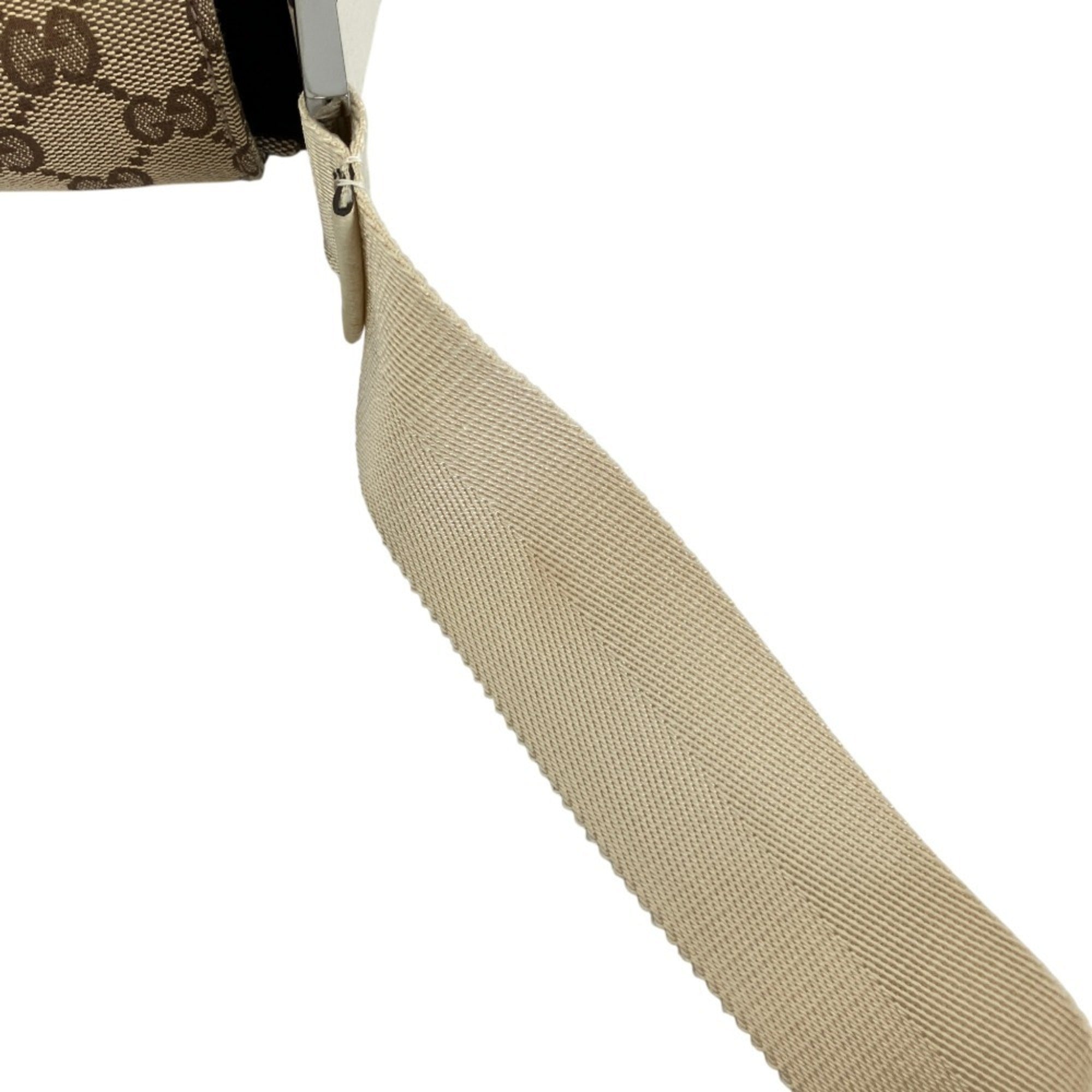 Gucci Gg Canvas Beige Gg Canvas Messenger Bag Shoulder Bag (Pre-Owned)