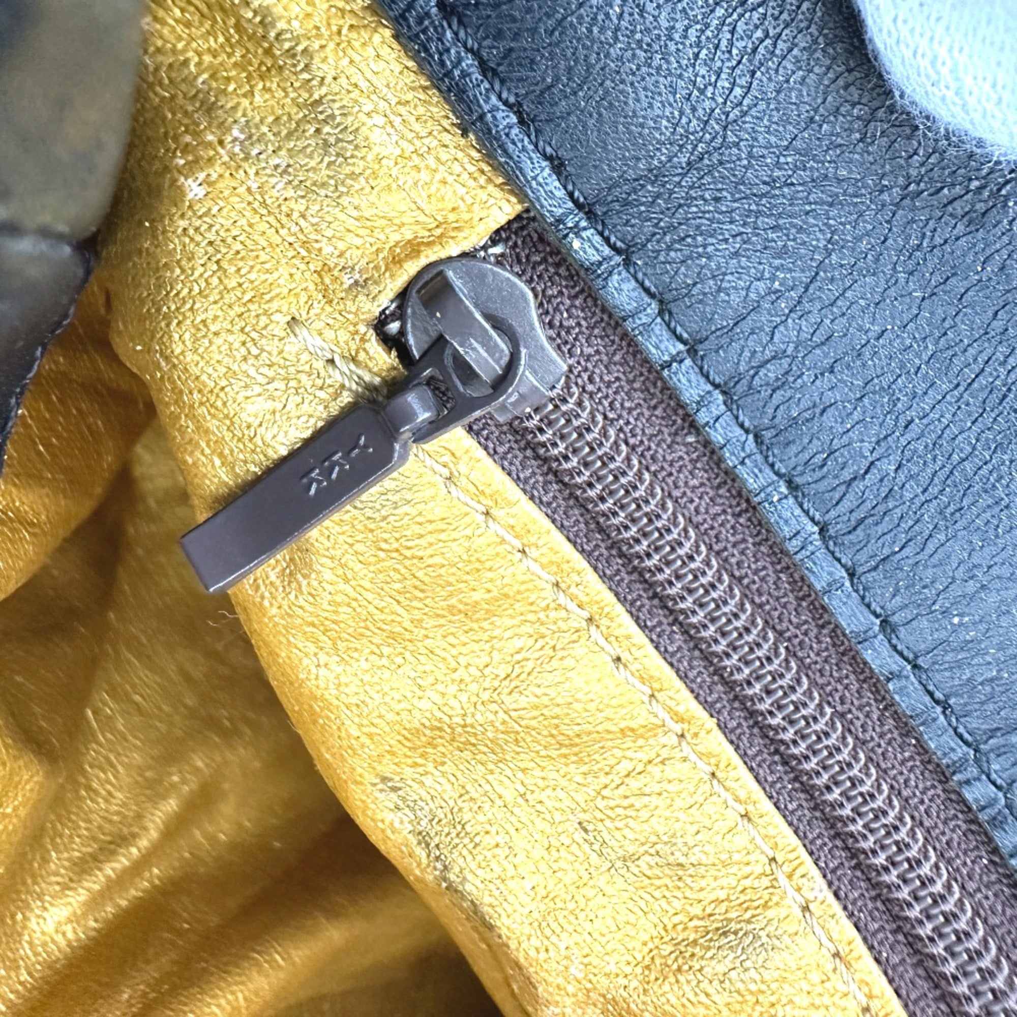 Versace Yellow Leather Shoulder Bag (Pre-Owned)
