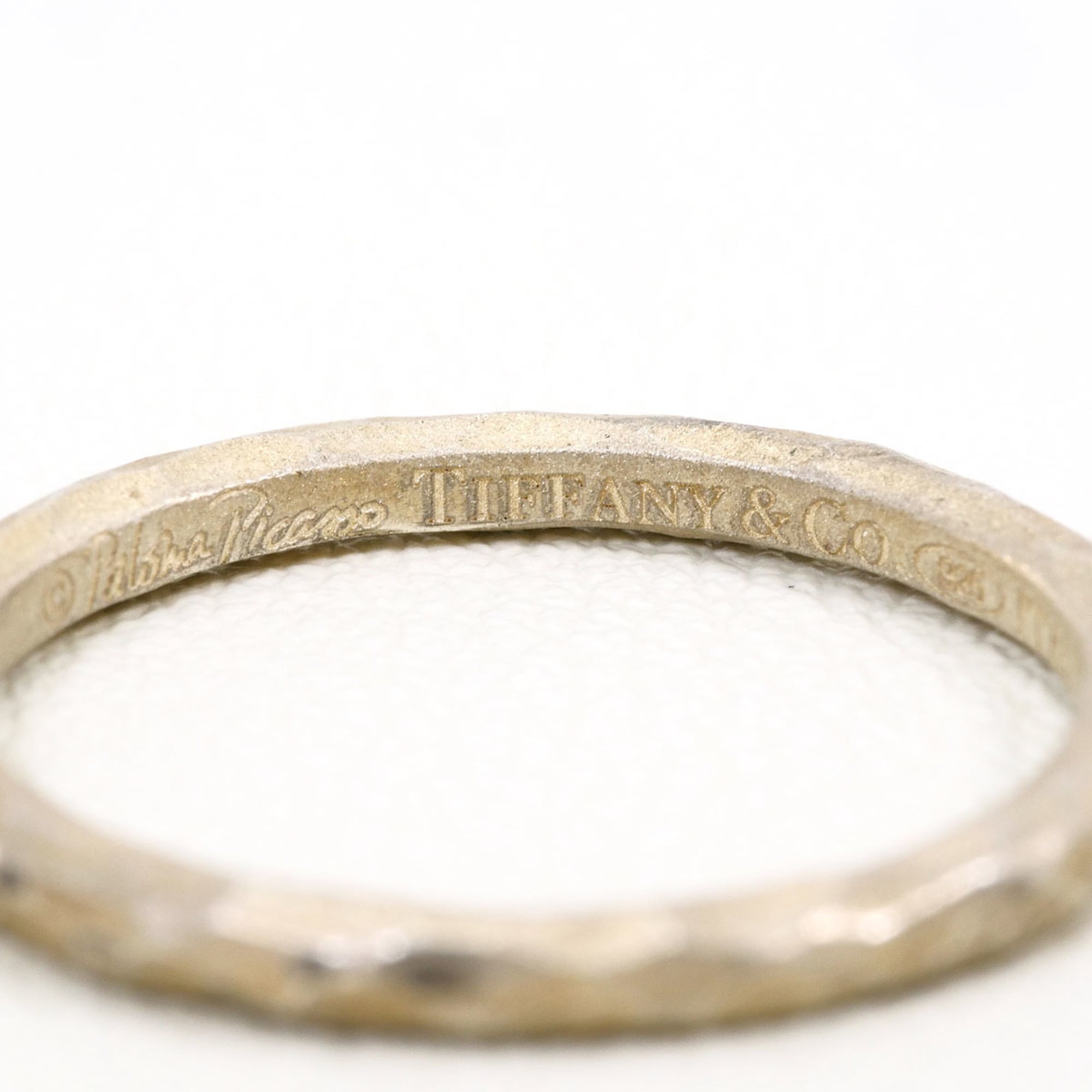 Tiffany Silver Silver 925 Band Ring (Pre-Owned)