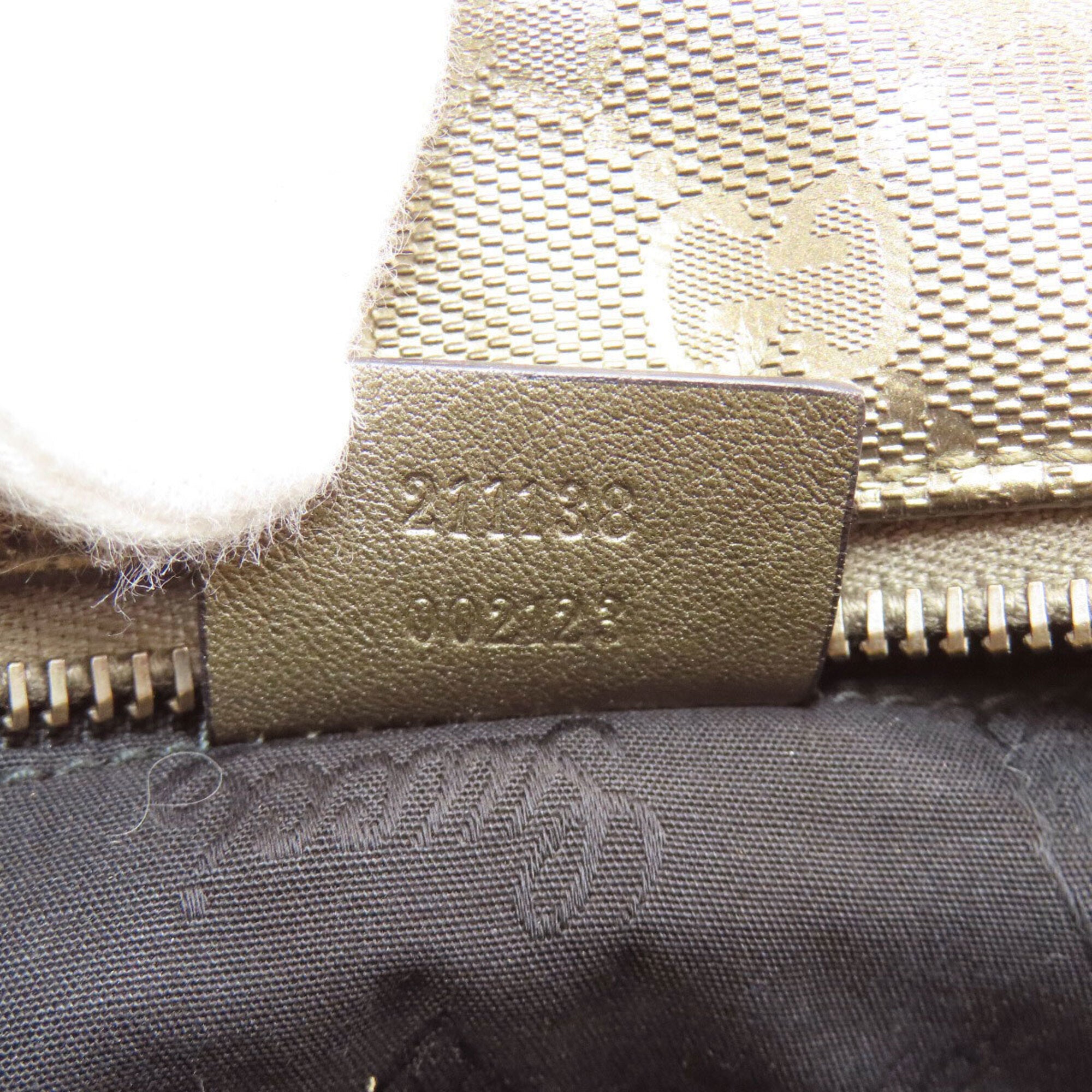 Gucci Bronze Pvc Handbag (Pre-Owned)