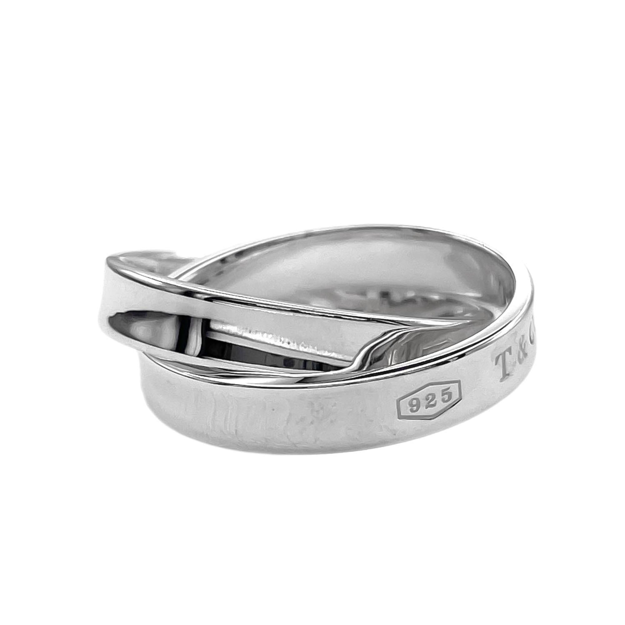 Tiffany Silver Silver 925 Band Ring (Pre-Owned)