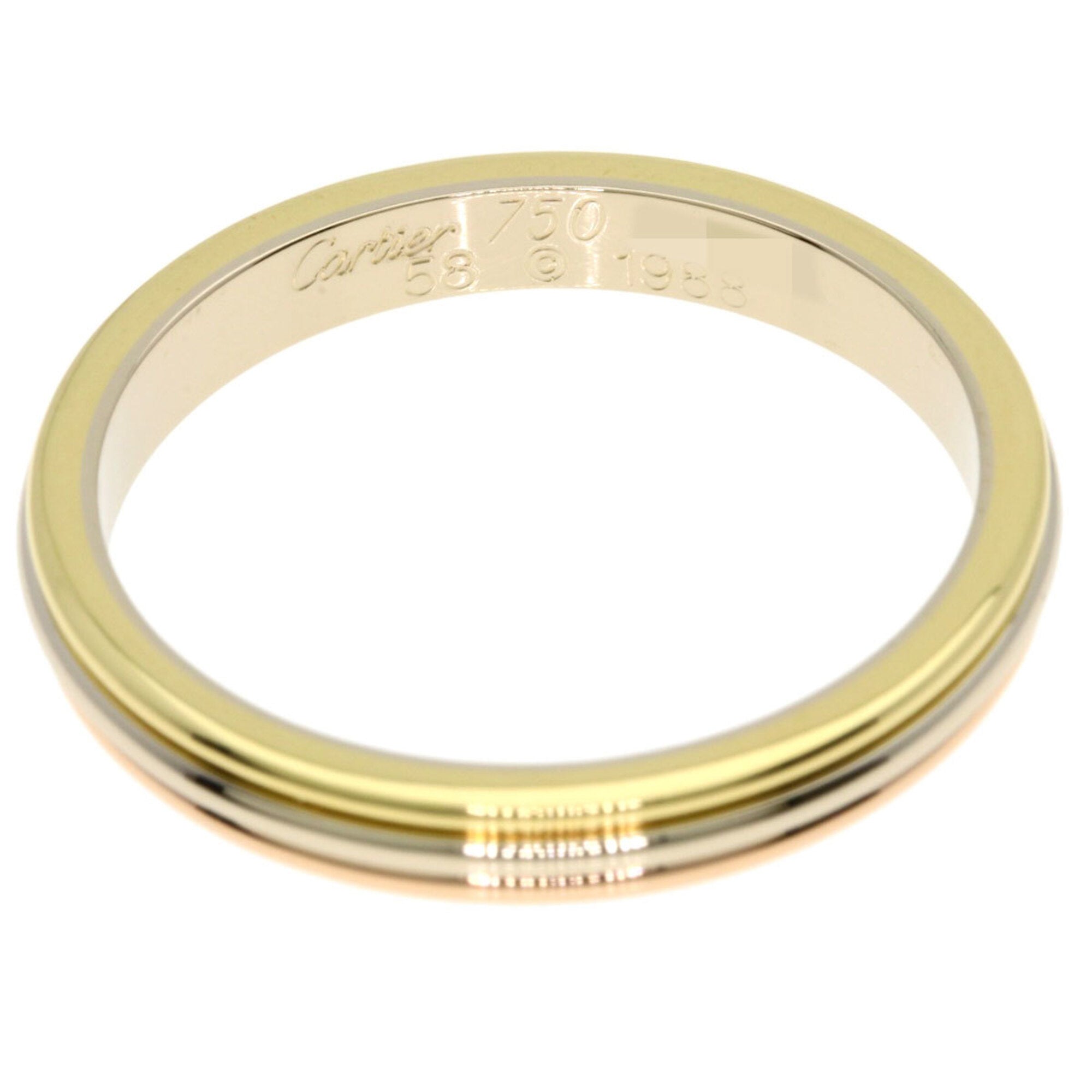 Cartier Yellow Gold (18K) Pink Gold (18K) White Gold (18K) Band Ring (Pre-Owned)