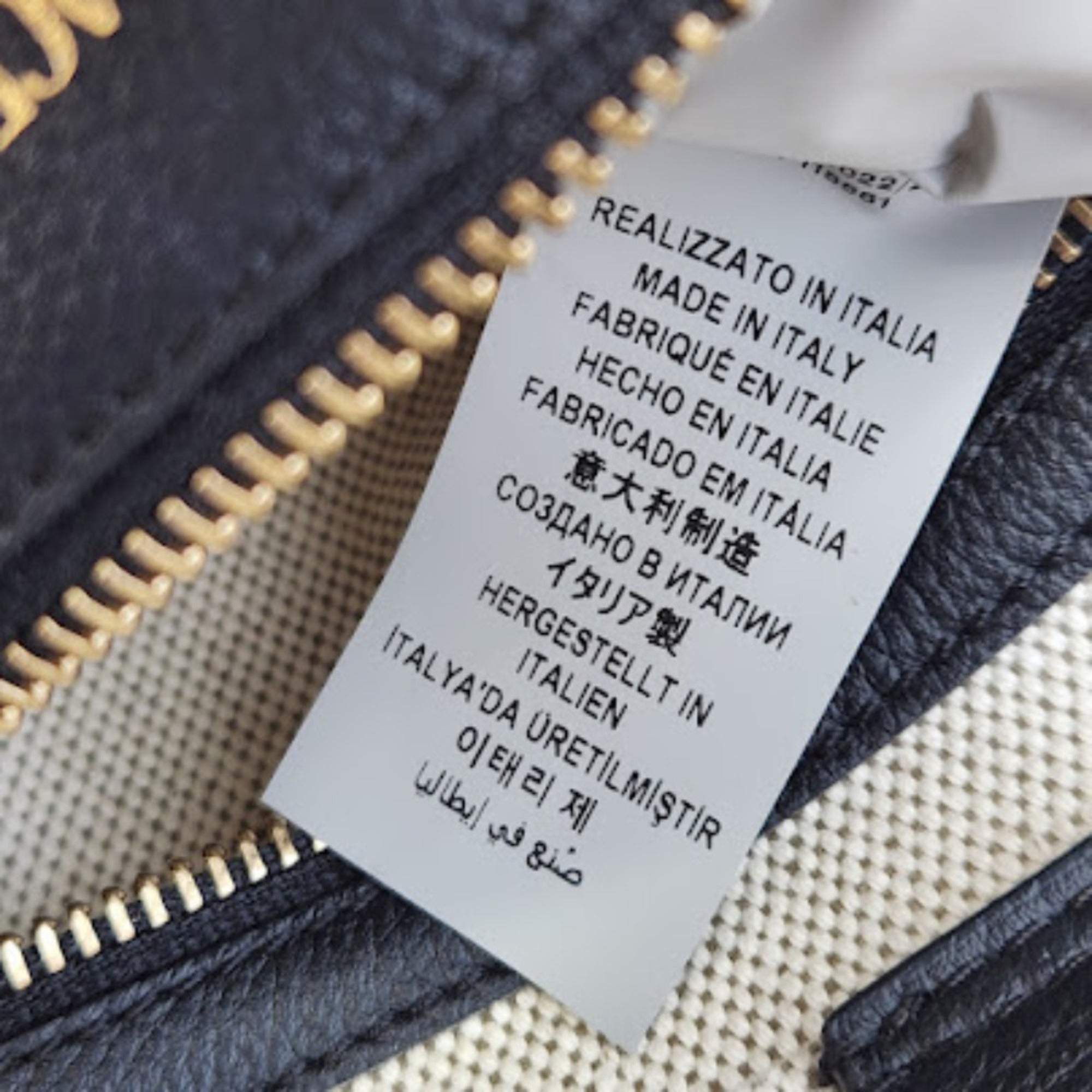 Versace Black Cotton Handbag Tote Bag (Pre-Owned)
