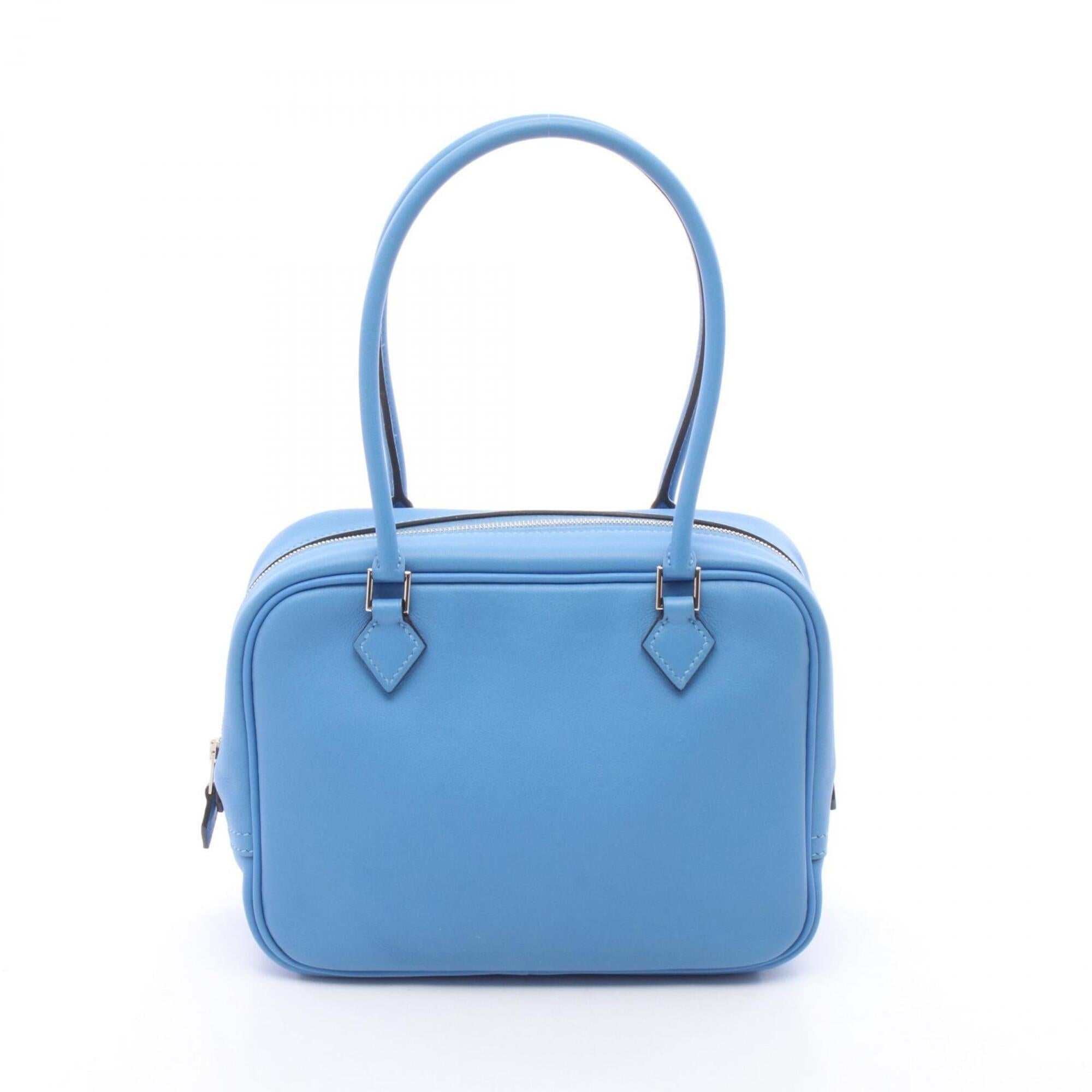 Hermes Blue Swift Leather Handbag (Pre-Owned)
