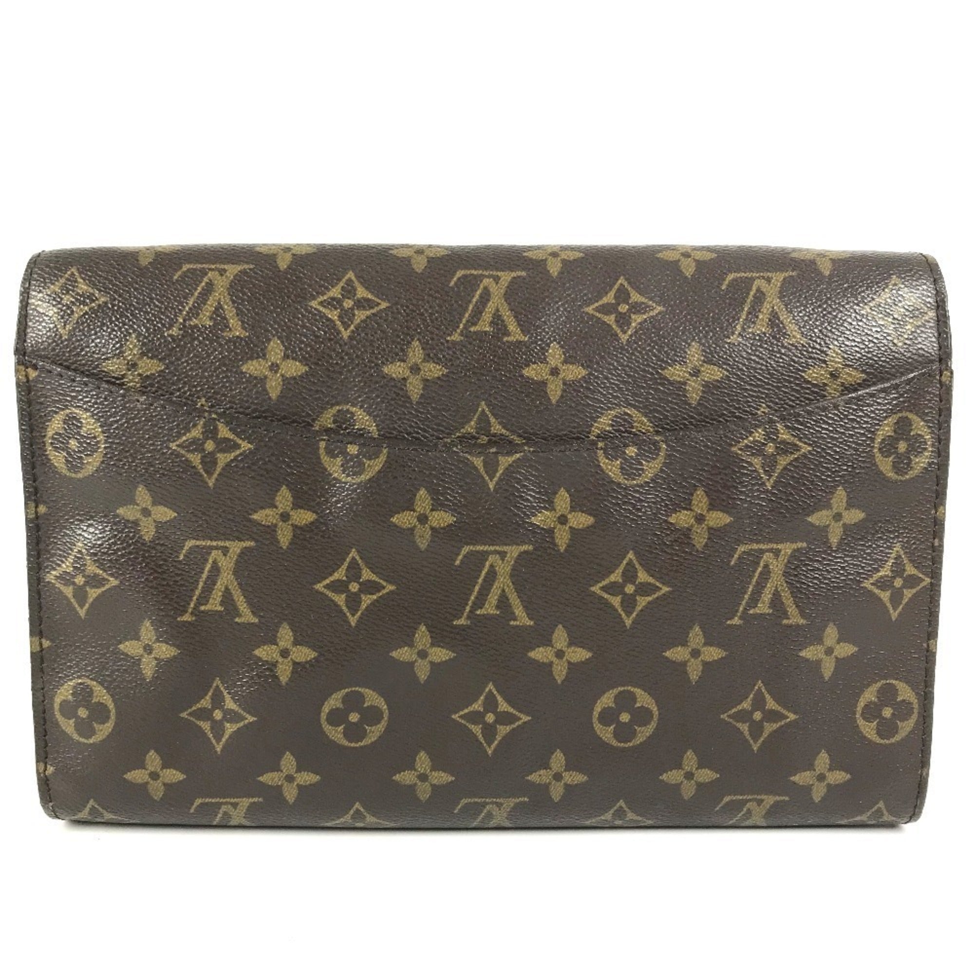 Louis Vuitton Monogram Brown Monogram Clutch Bag (Pre-Owned)