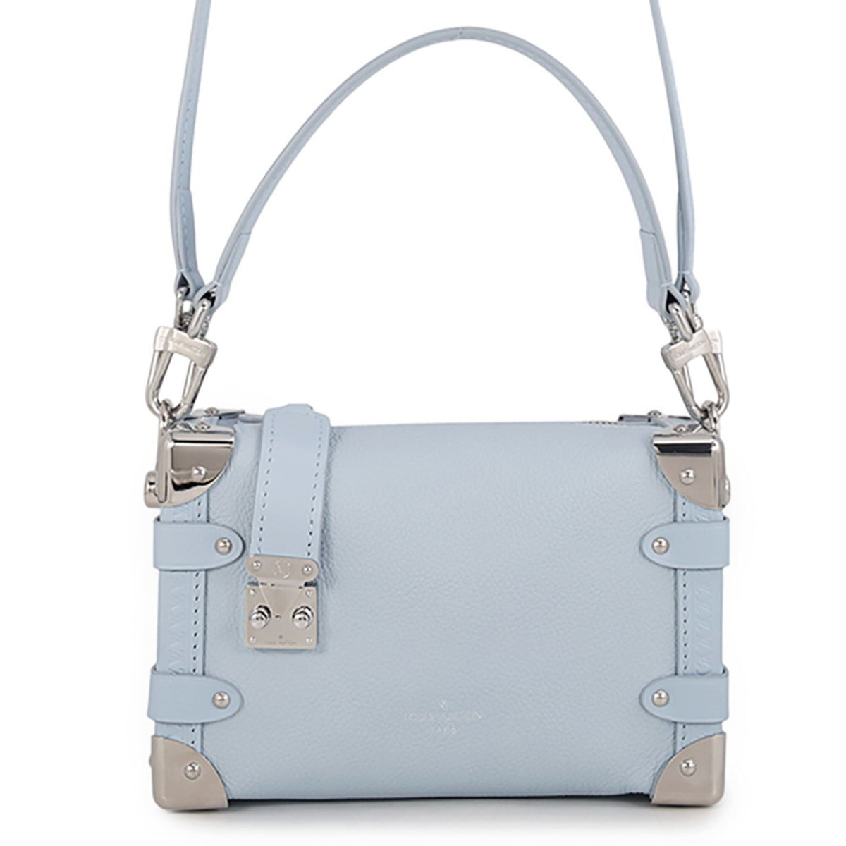 Louis Vuitton Light Blue Leather Handbag Shoulder Bag (Pre-Owned)