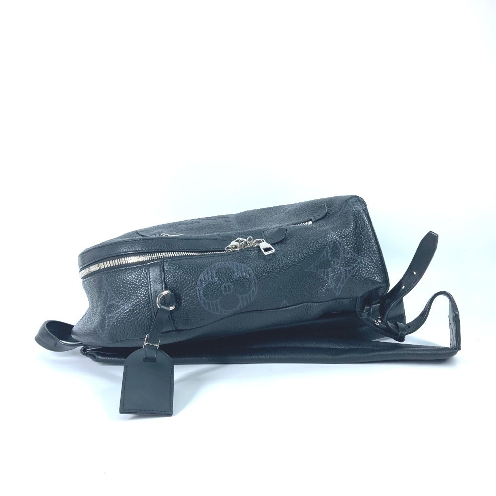 Louis Vuitton Black Leather Backpack (Pre-Owned)