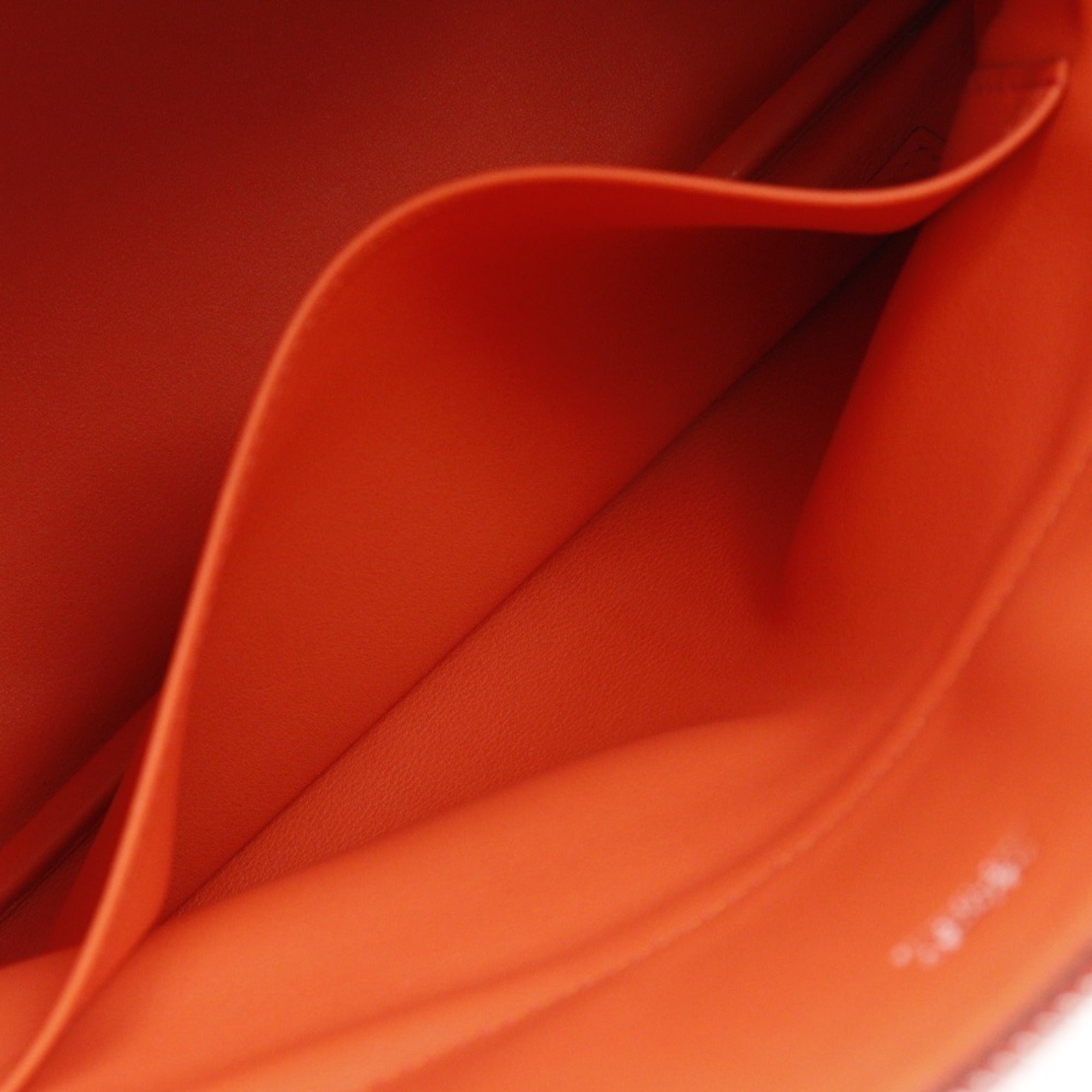 Hermes Bolide Orange Taurillon Clemence Leather Handbag (Pre-Owned)