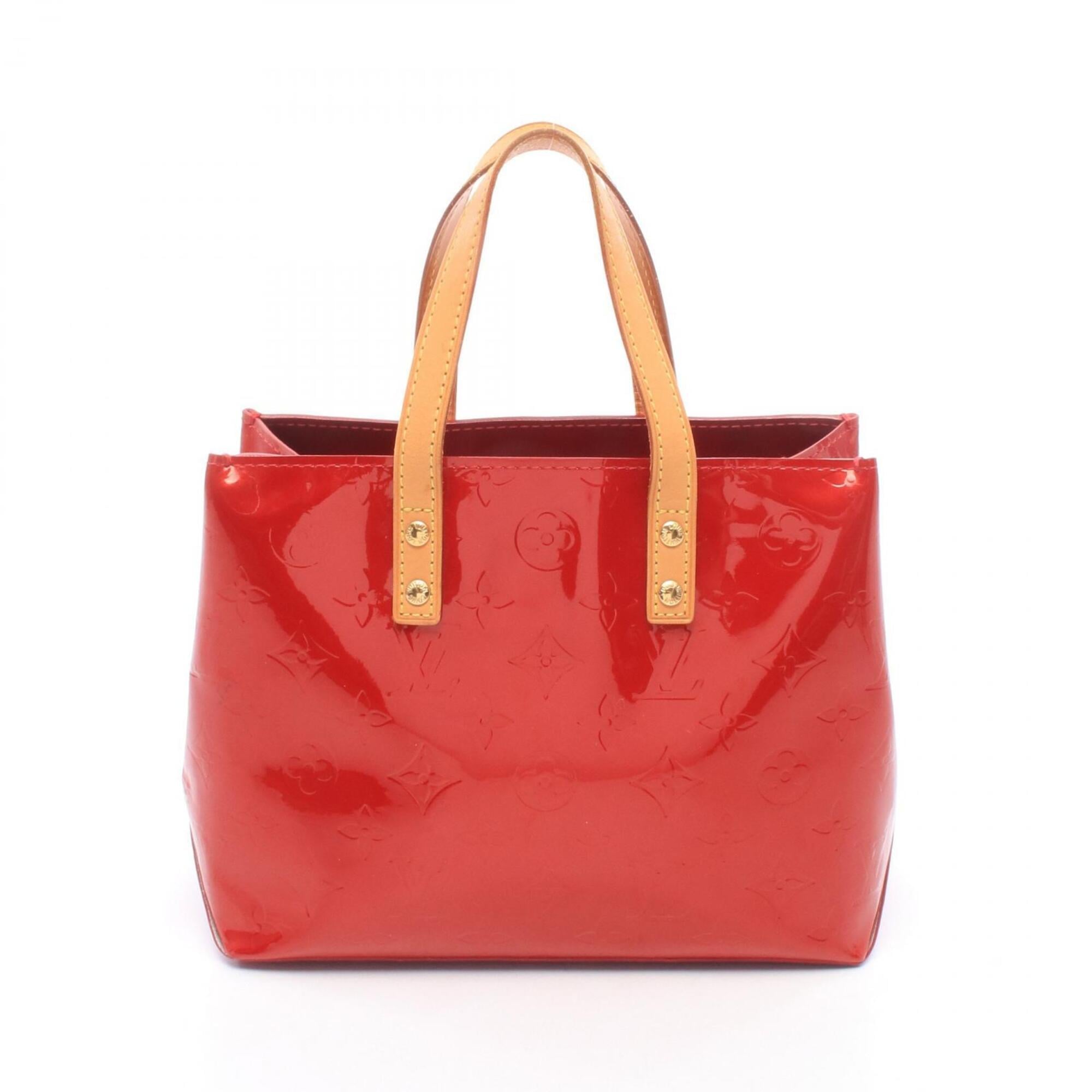 Louis Vuitton Pomme D'amour Red Color Monogram Vernis Handbag (Pre-Owned)