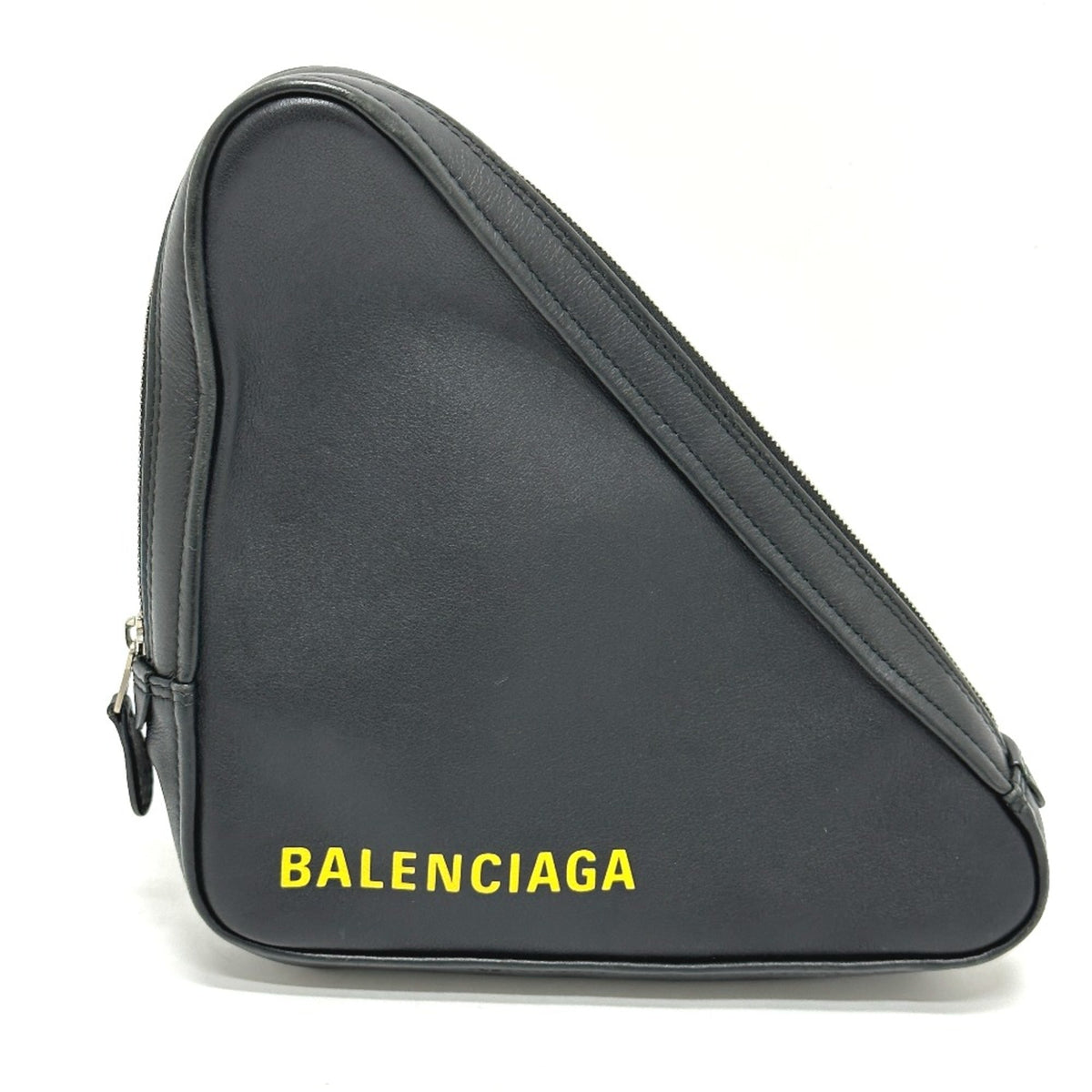 Balenciaga Black Leather Pouch (Pre-Owned)