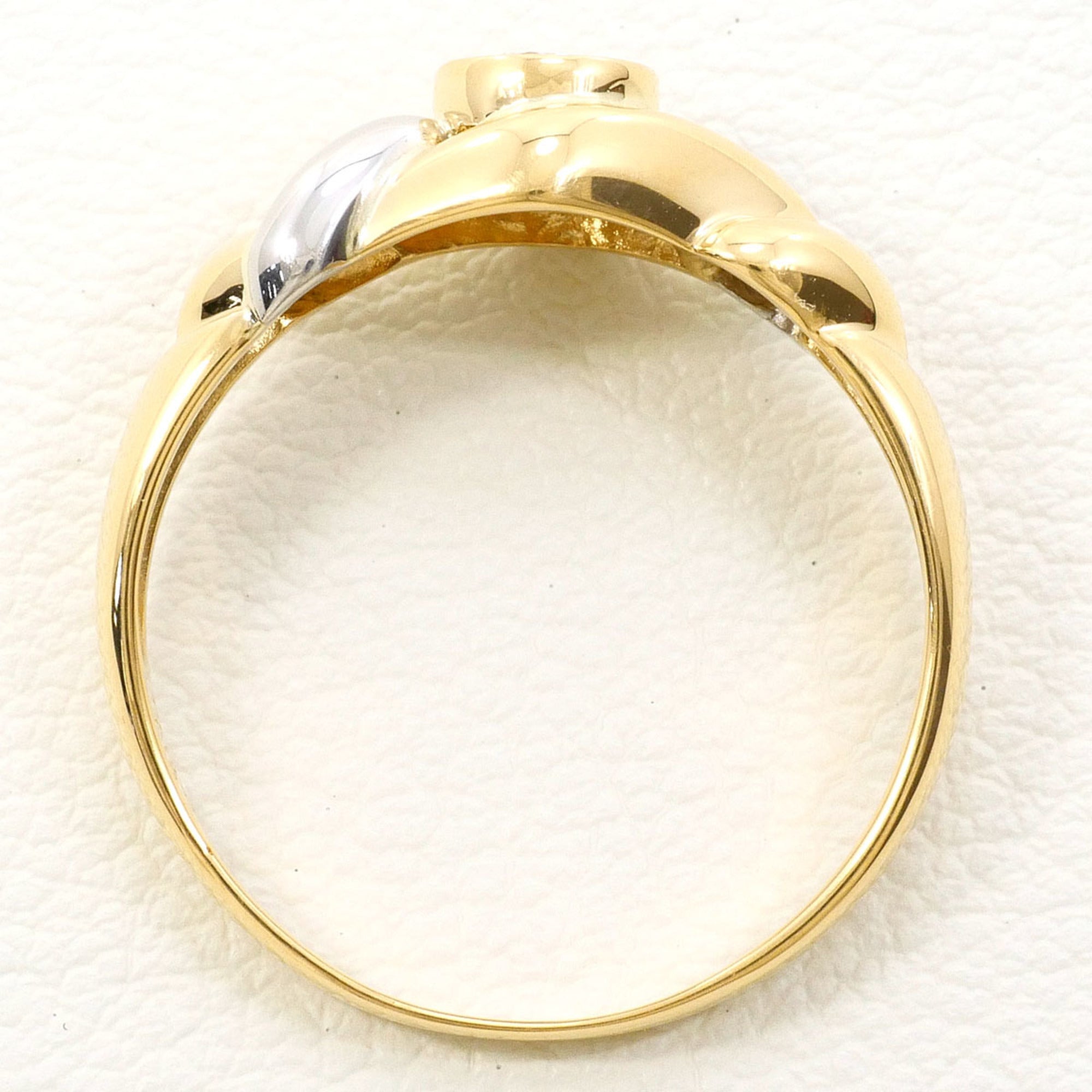 Unbranded Platinum Yellow Gold Yellow Gold (18K) Platinum 900 Band Ring (Pre-Owned)