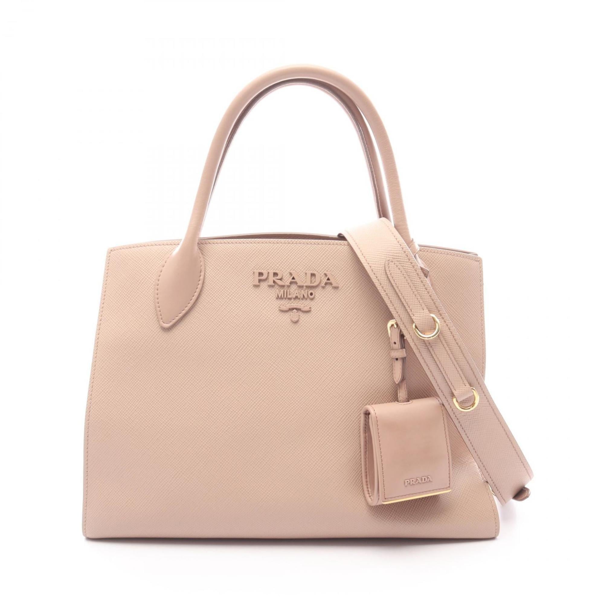 Prada Pink Saffiano Handbag (Pre-Owned)