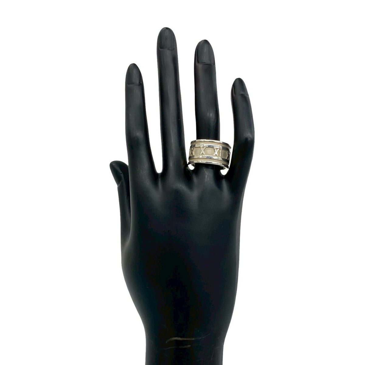 Tiffany Silver Silver 925 Band Ring (Pre-Owned)