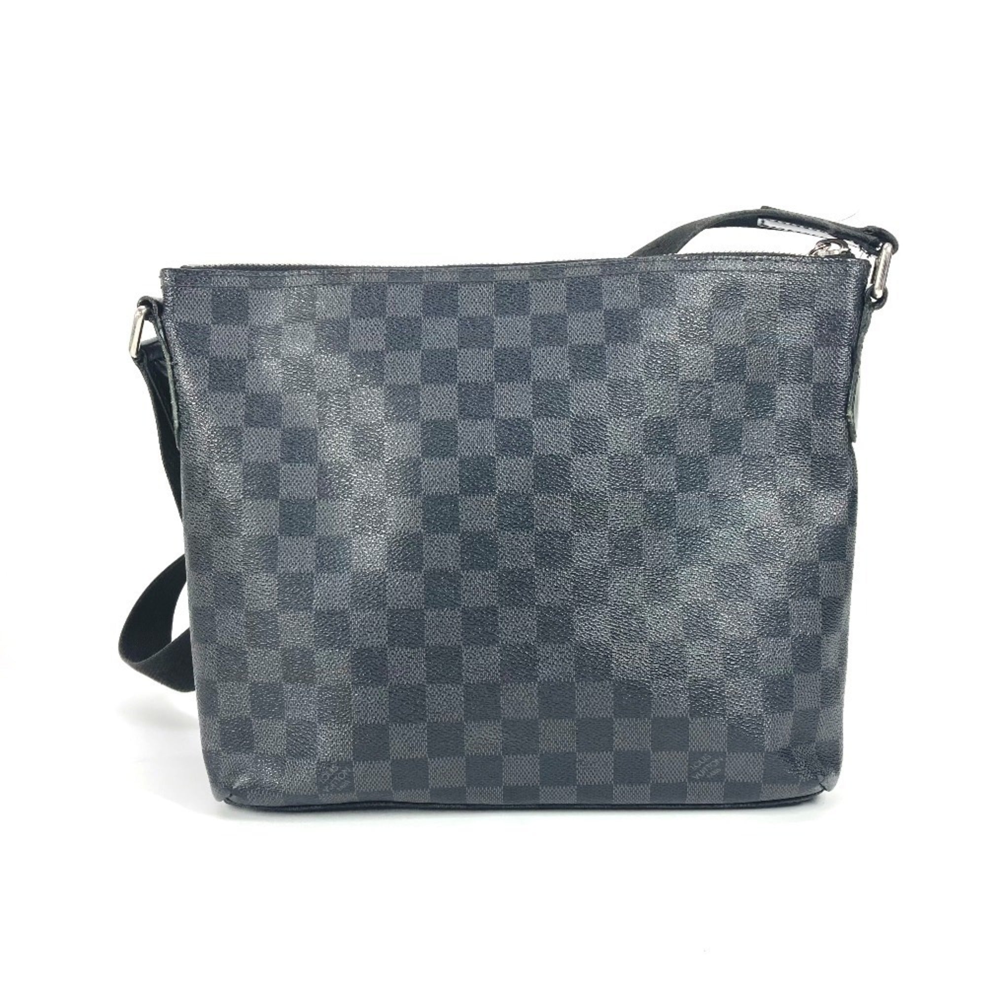 Louis Vuitton Black Damier Graphite Shoulder Bag (Pre-Owned)