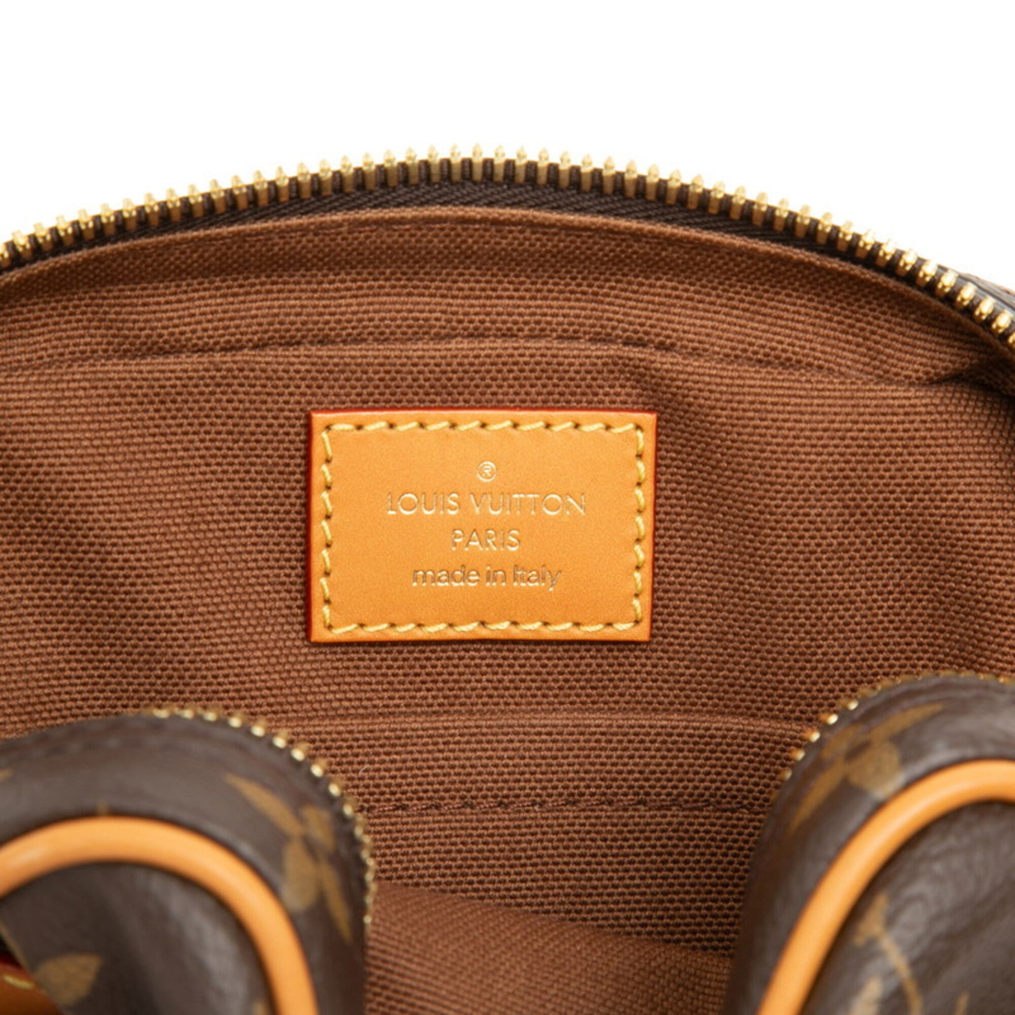 Louis Vuitton Monogram Brown Pvc Leather Handbag Shoulder Bag (Pre-Owned)