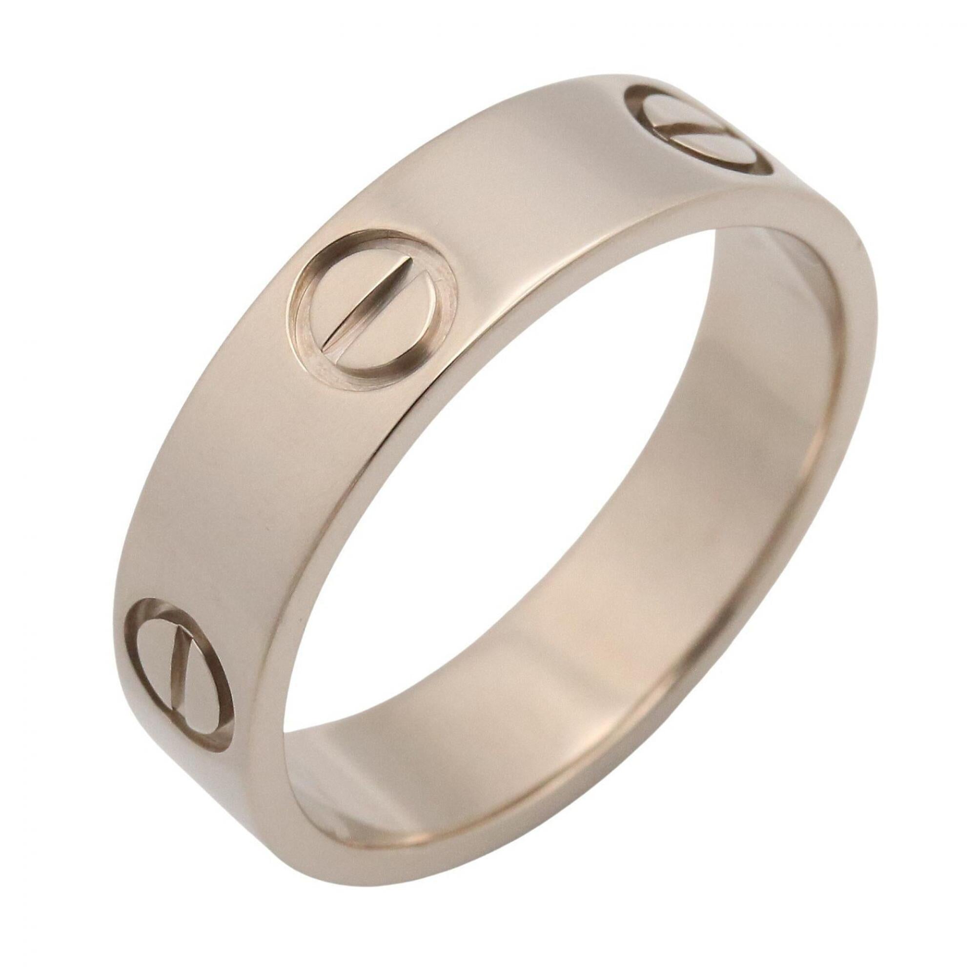 Cartier Silver White Gold (18K) Band Ring (Pre-Owned)