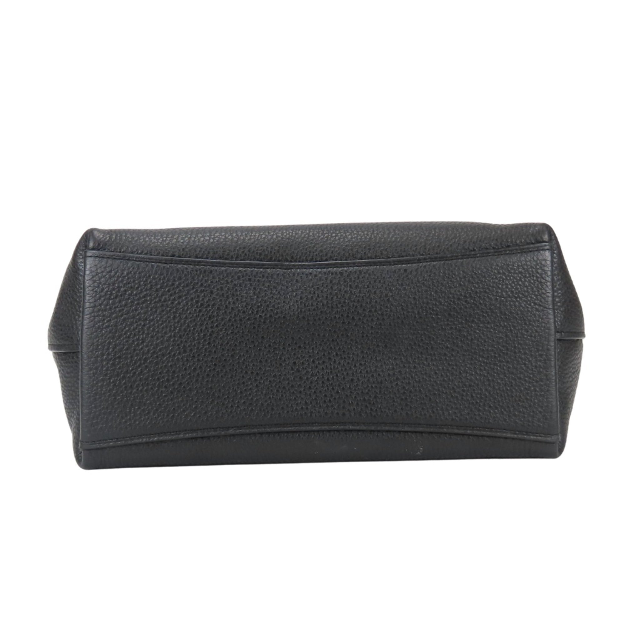 Coach Black Leather Handbag Shoulder Bag (Pre-Owned)