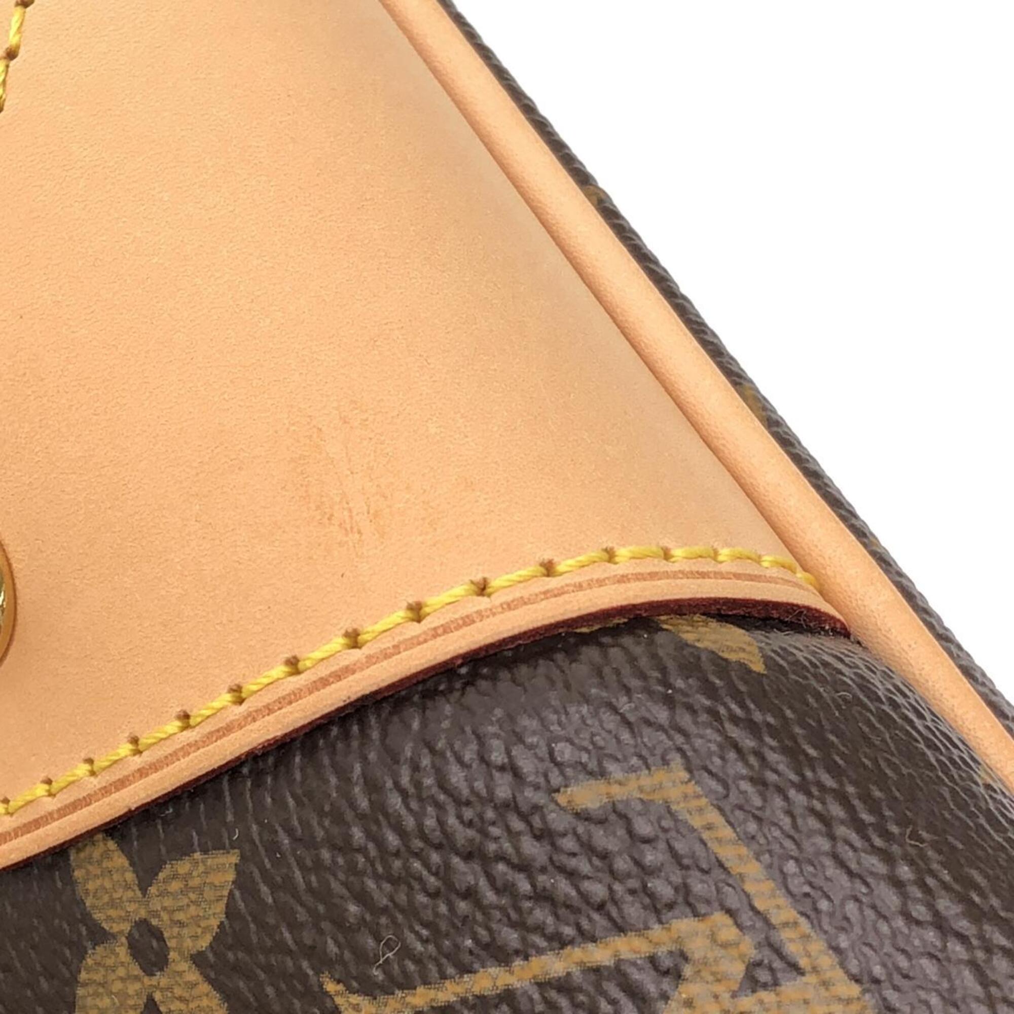 Louis Vuitton Brown Coated Canvas Handbag (Pre-Owned)