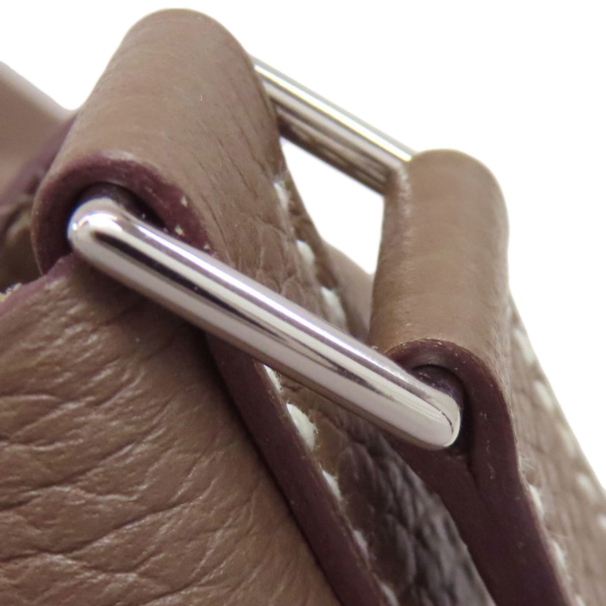Hermes Etoupe Gray Handbag (Pre-Owned)
