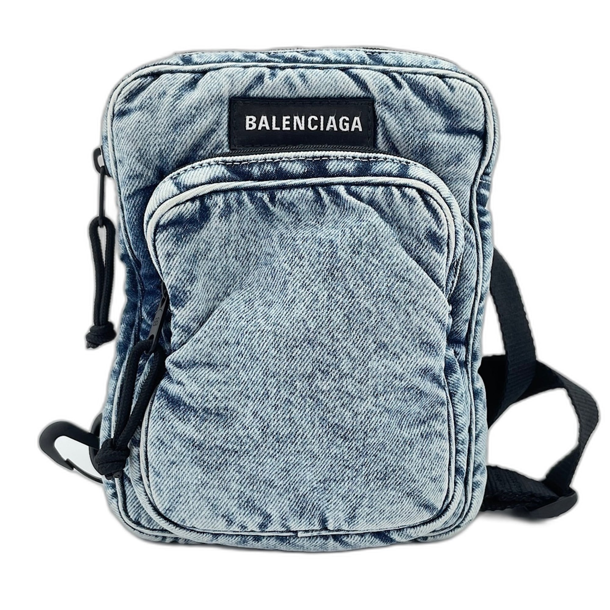 Balenciaga Blue Denim Shoulder Bag (Pre-Owned)