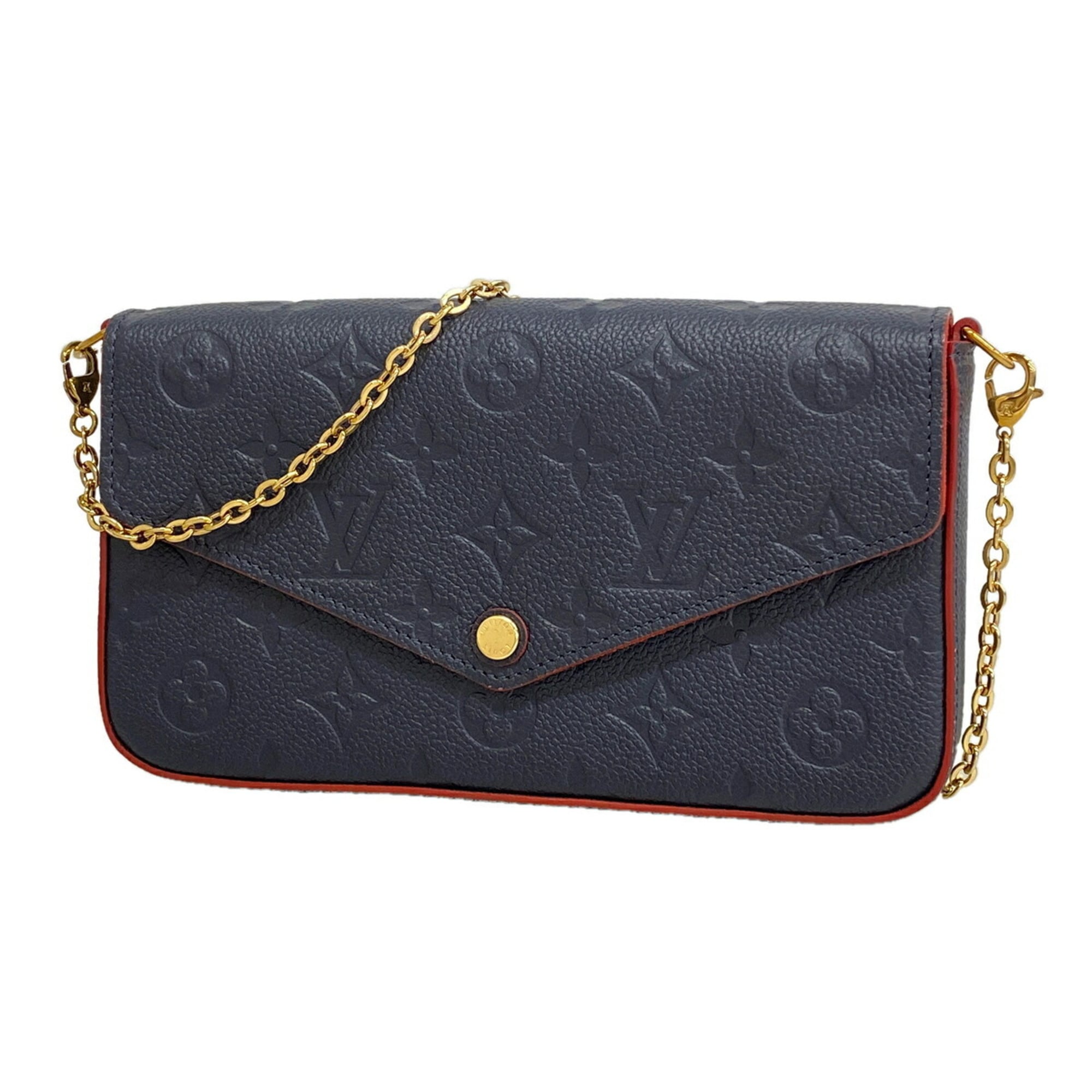 Louis Vuitton Marine Rouge Chain/Shoulder Wallet (Pre-Owned)
