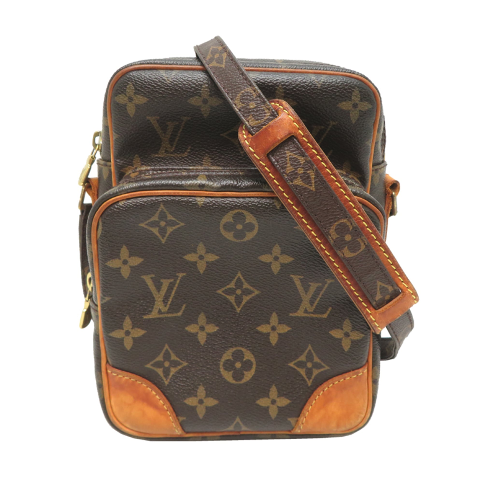 Louis Vuitton Brown Monogram Shoulder Bag (Pre-Owned)