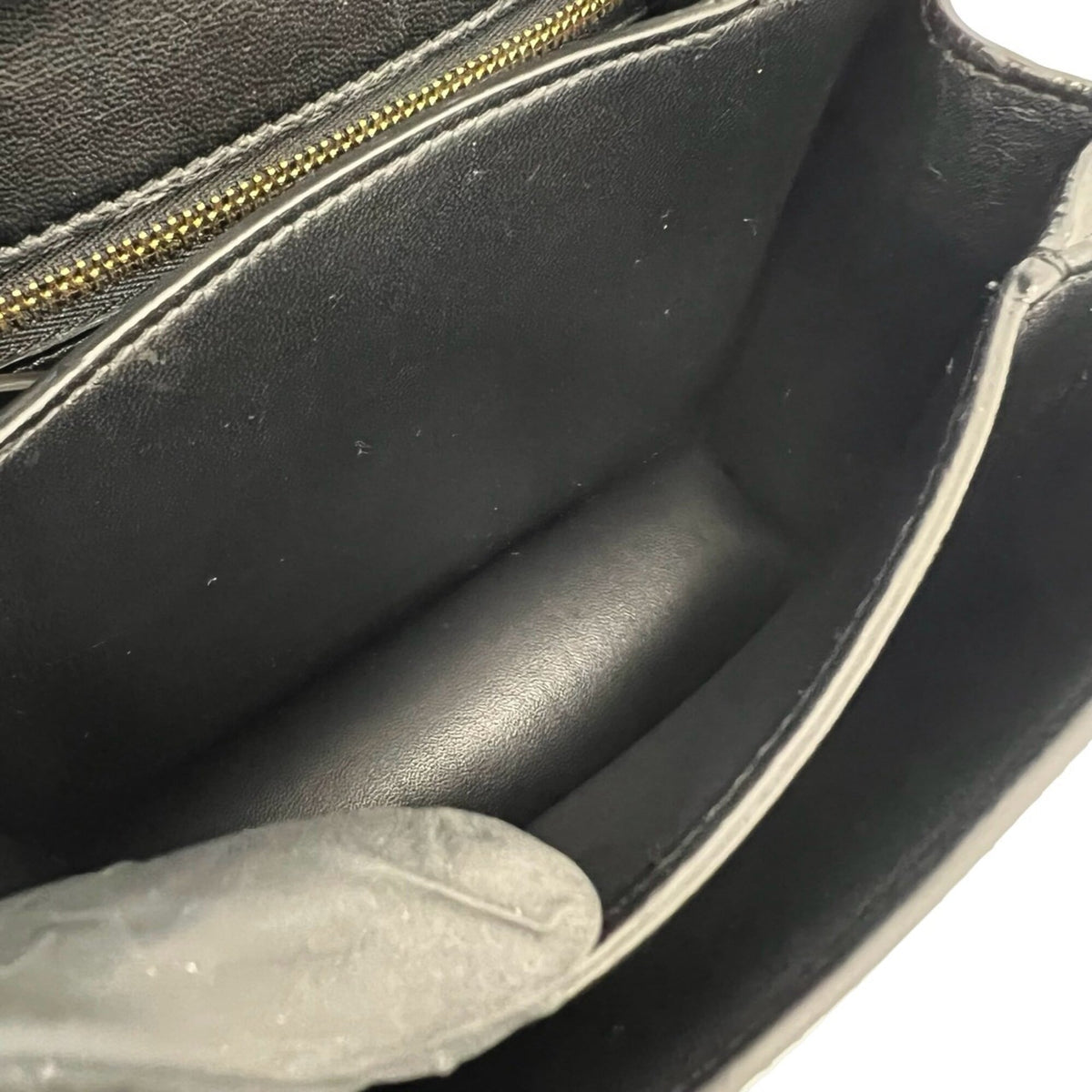 Celine Black Leather Crossbody Bag Pochette Shoulder Bag (Pre-Owned)