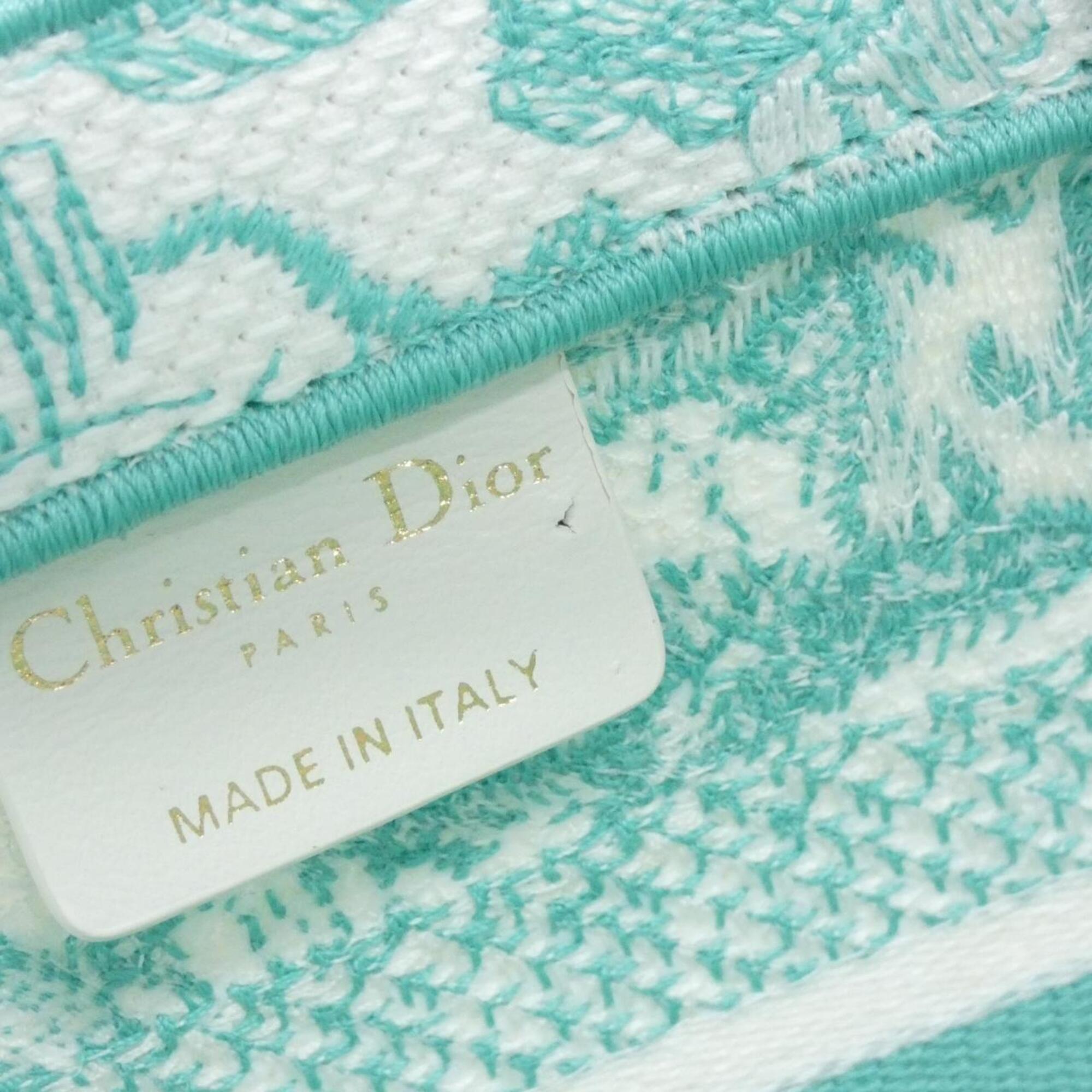 Christian Dior Green Canvas Handbag (Pre-Owned)