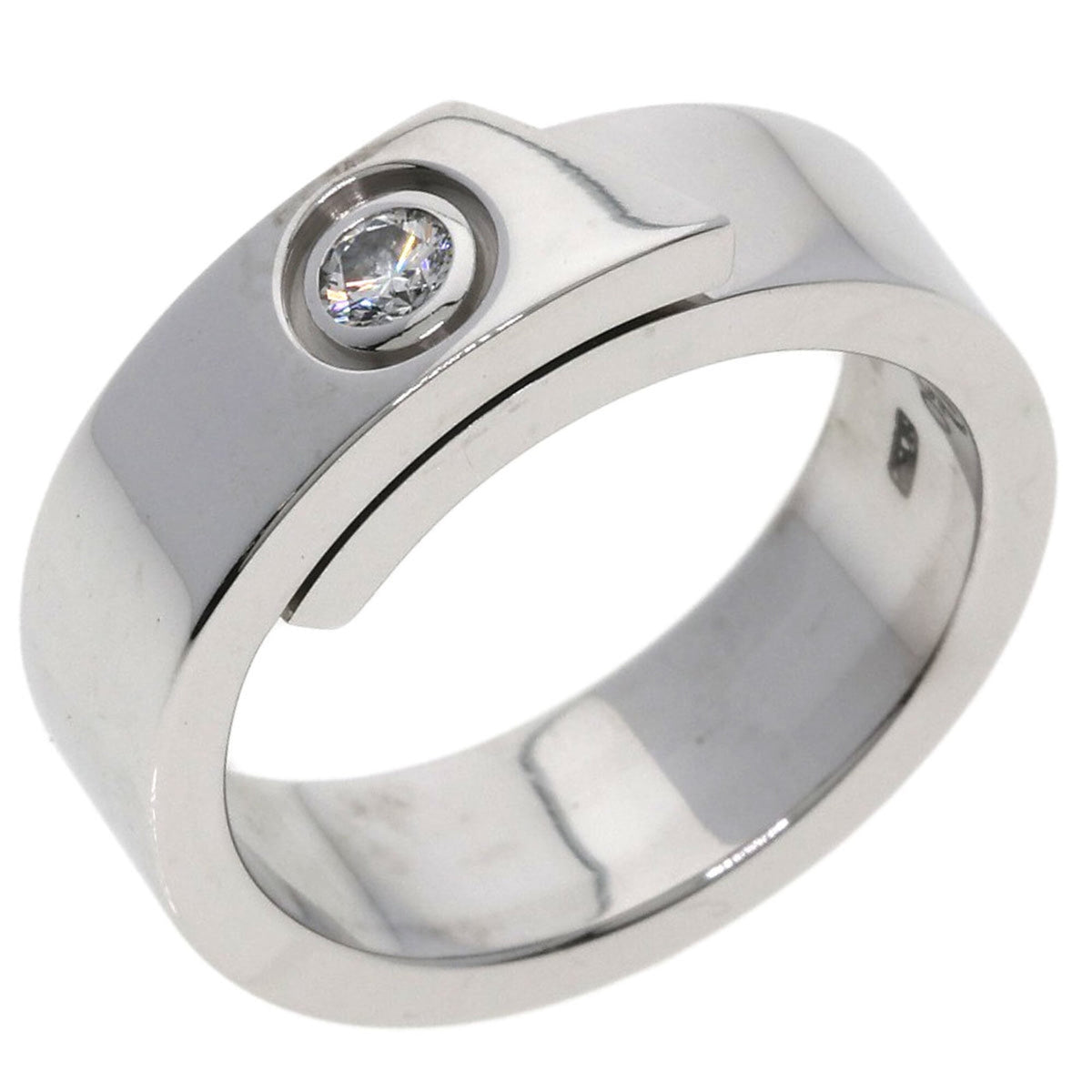 Cartier Silver White Gold (18K) Band Ring (Pre-Owned)
