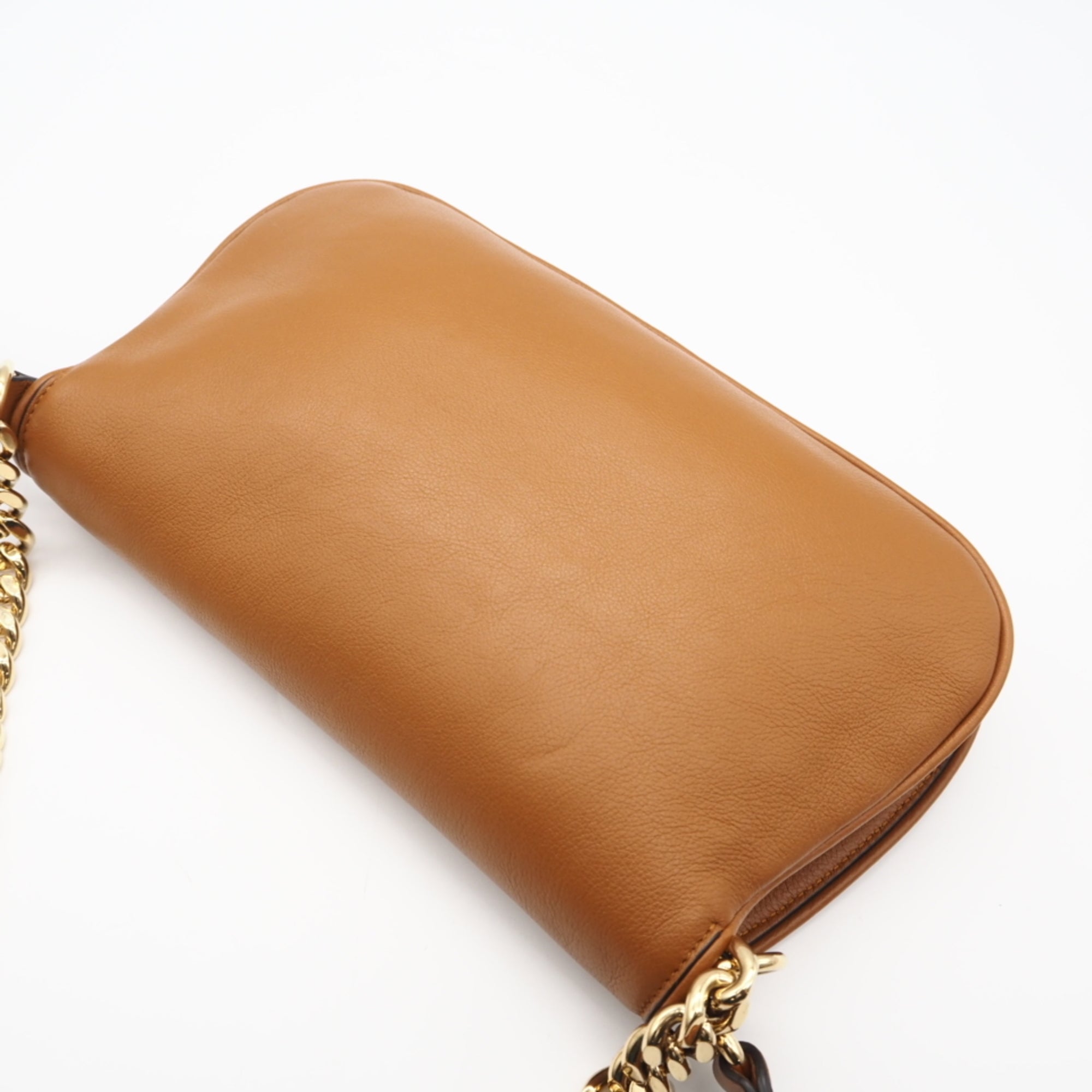 Gucci Camel Leather Shoulder Bag (Pre-Owned)