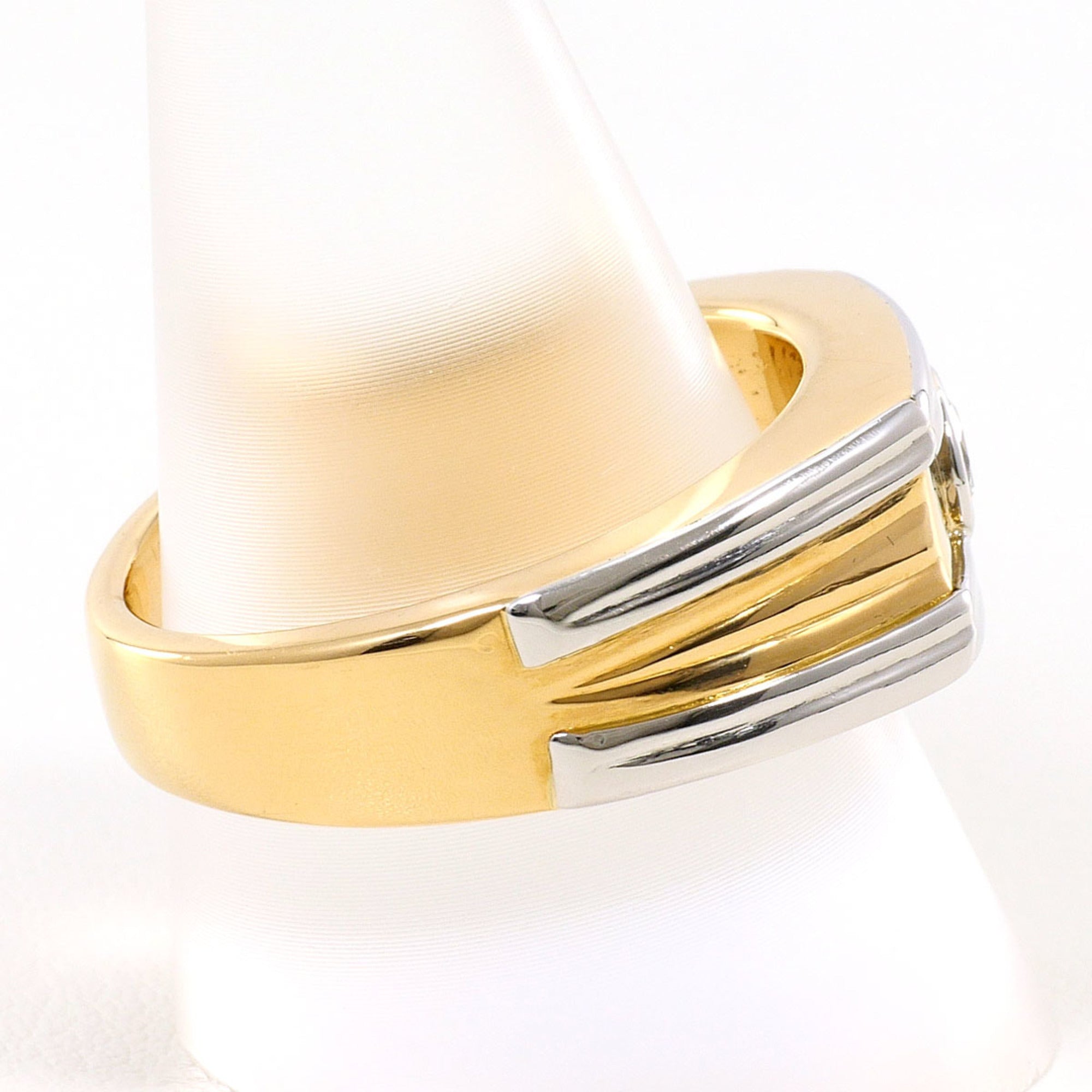 Unbranded White Yellow White Gold Yellow Gold (20K) Band Ring (Pre-Owned)
