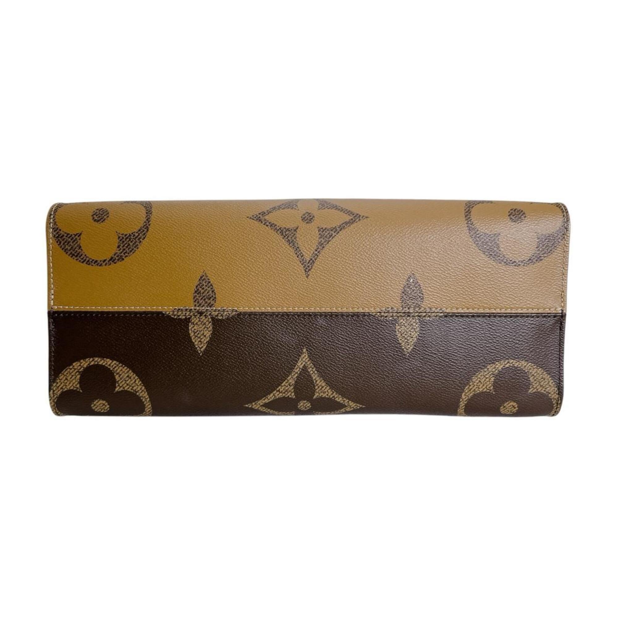Louis Vuitton Brown Monogram Canvas Handbag Tote Bag (Pre-Owned)